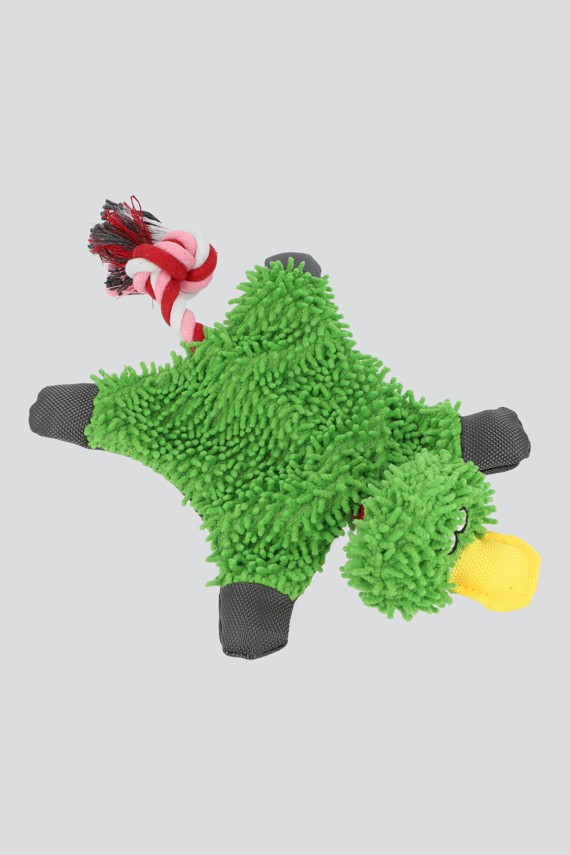 Juguete mascota pato textura VERDE