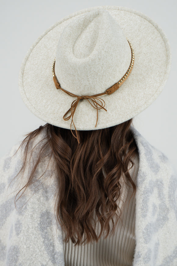 Sombrero winter panama lace brillo