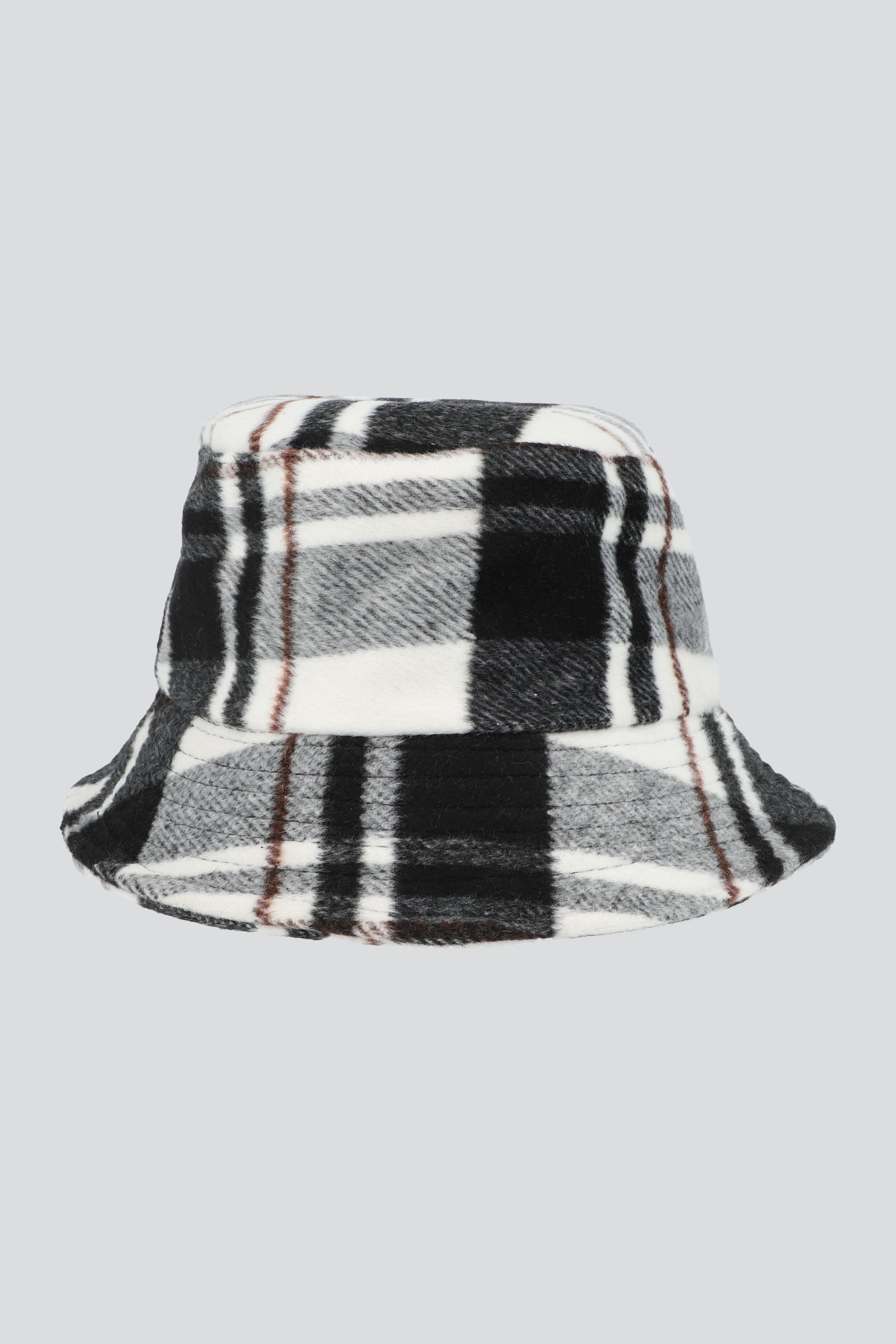 Sombrero bucket cuadros NEGRO