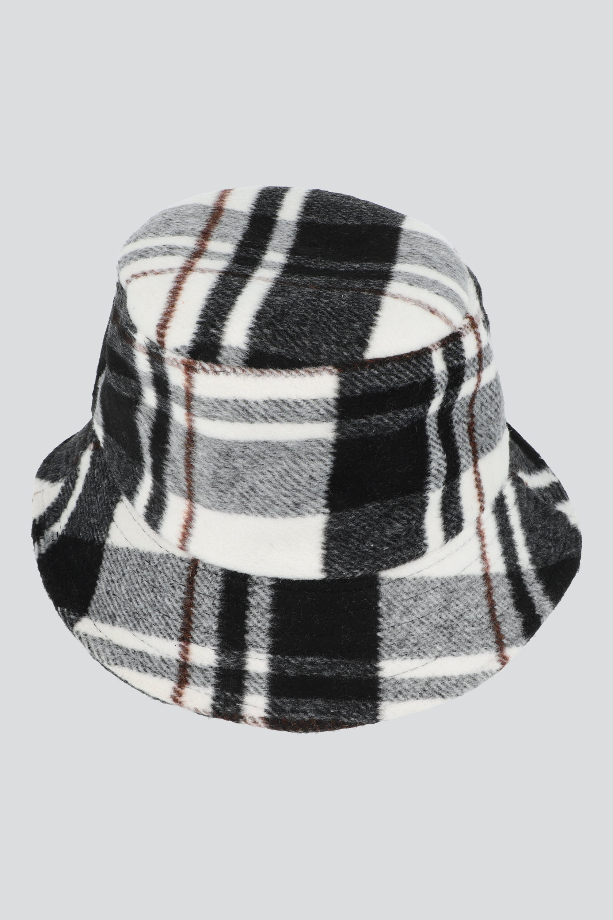 Sombrero bucket cuadros NEGRO