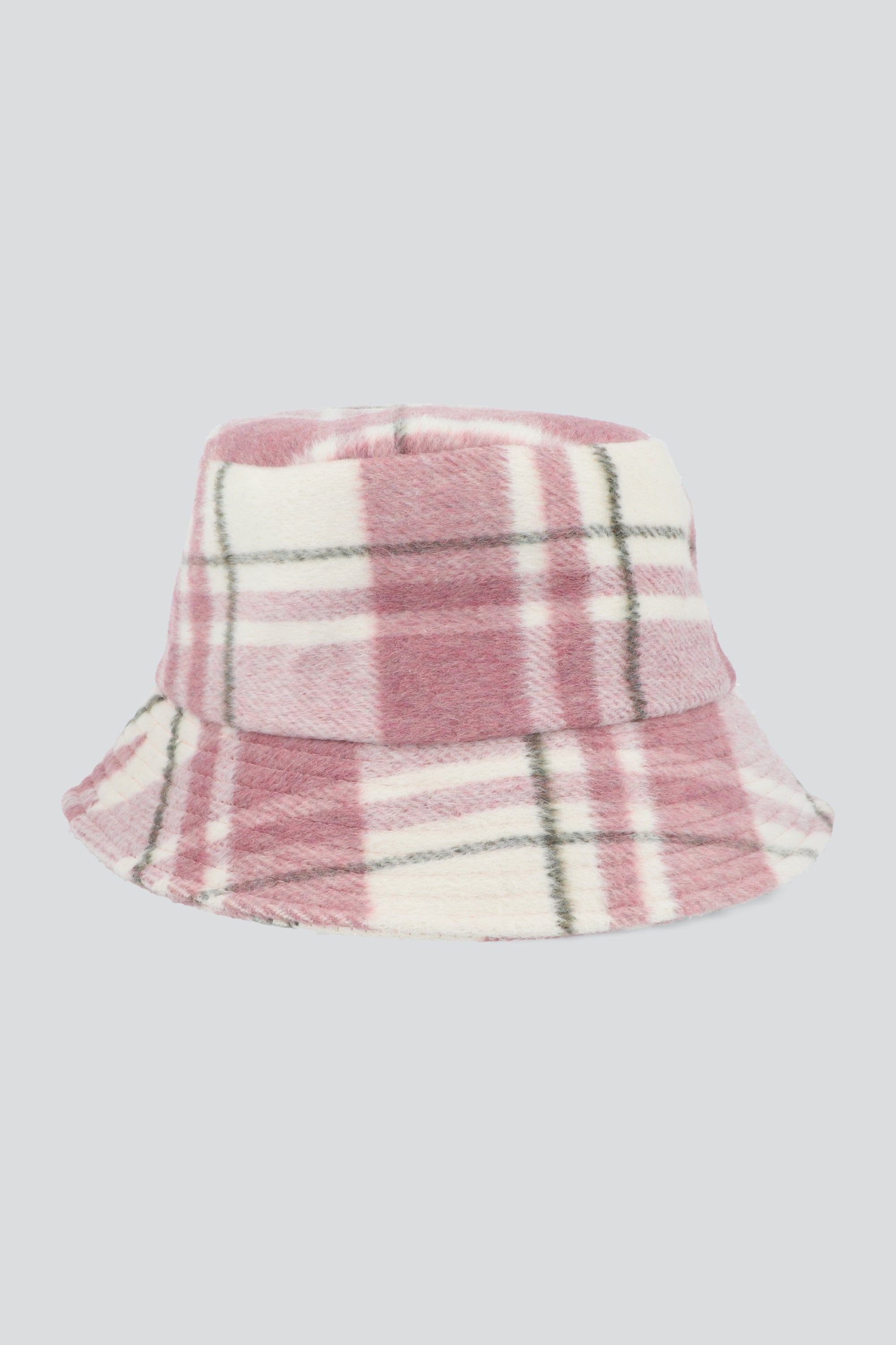 Sombrero bucket cuadros ROSA