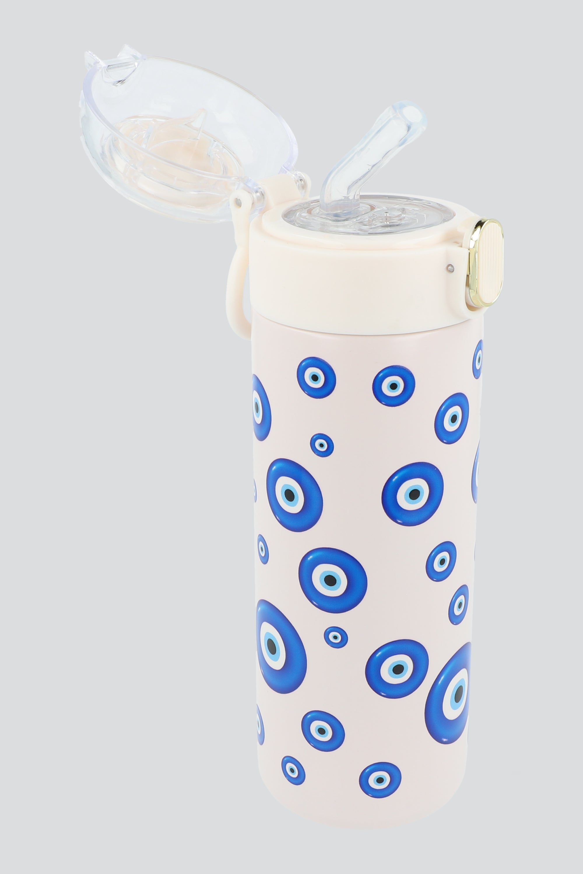Termo ojitos 420ml AZUL