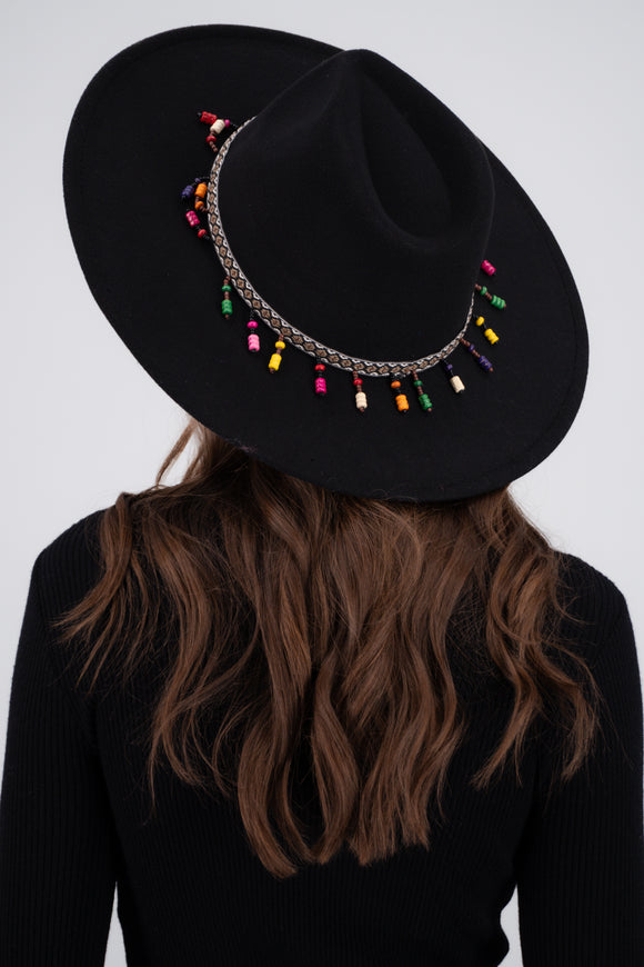Sombrero winter cuentas color