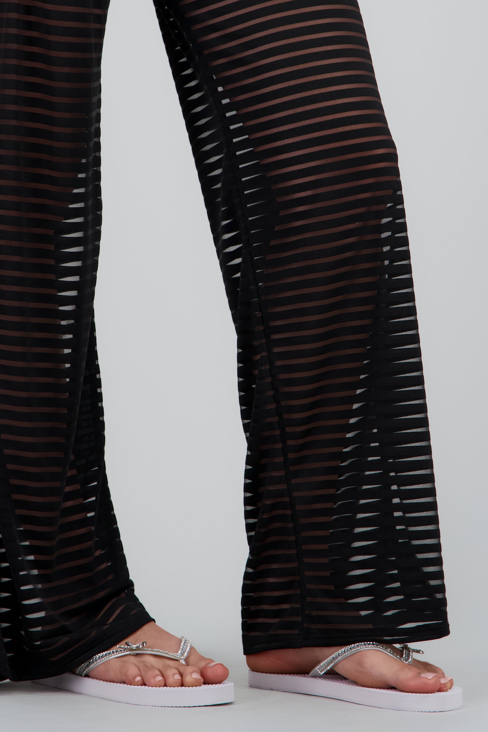 Flip flop brillos estrella BLANCO