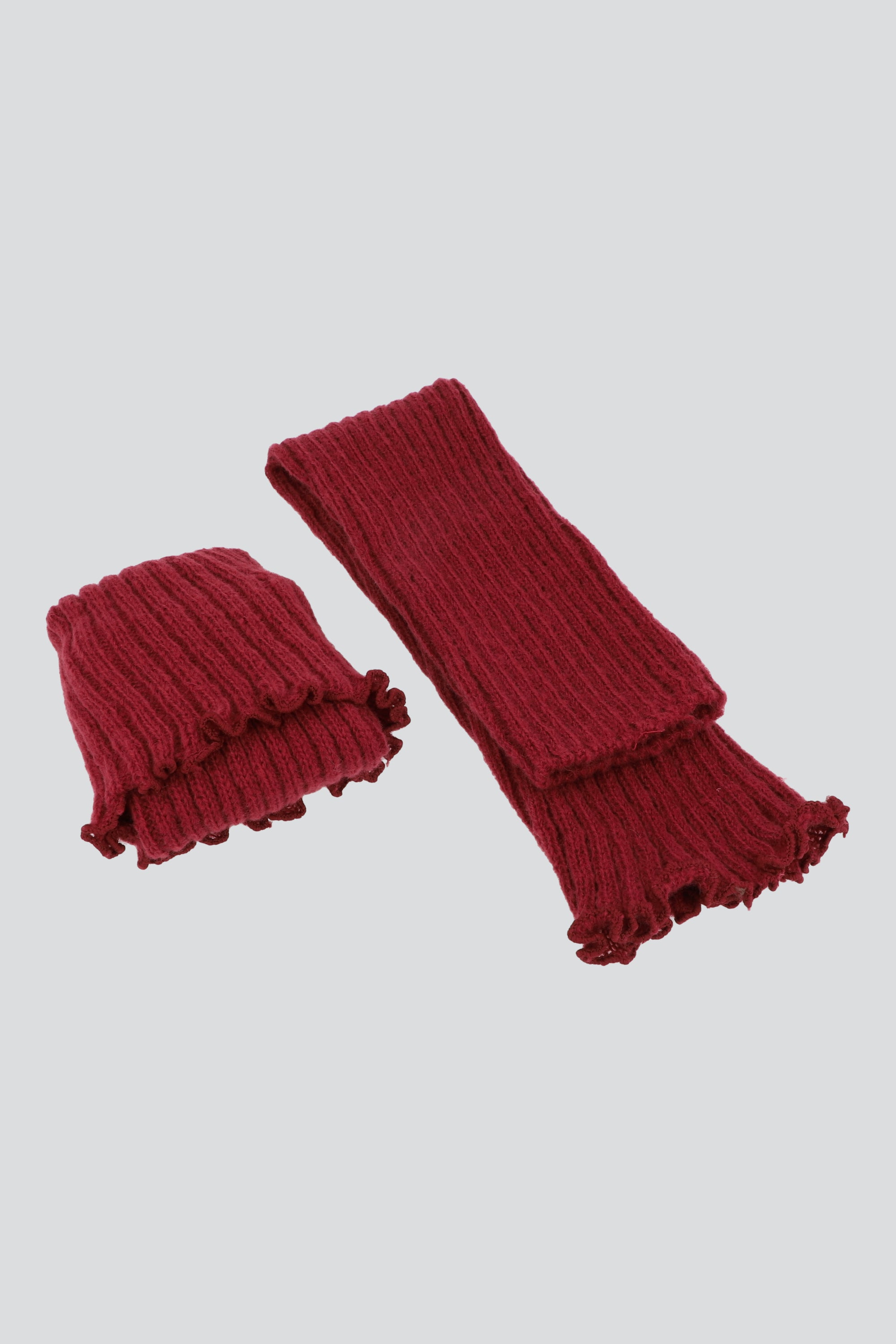 Calentador lineas tejido ROJO