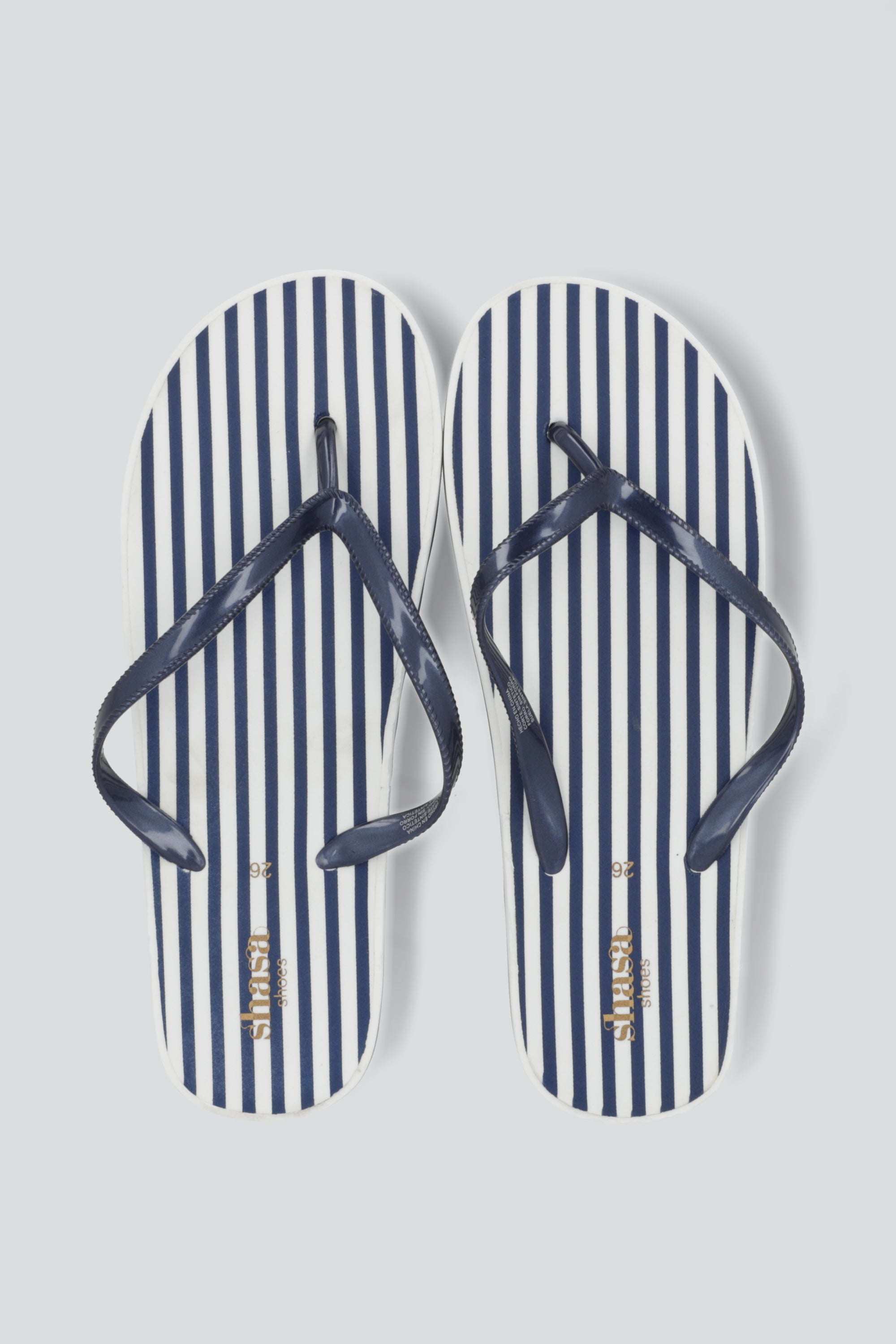 Flip flop plataforma rayas MARINO