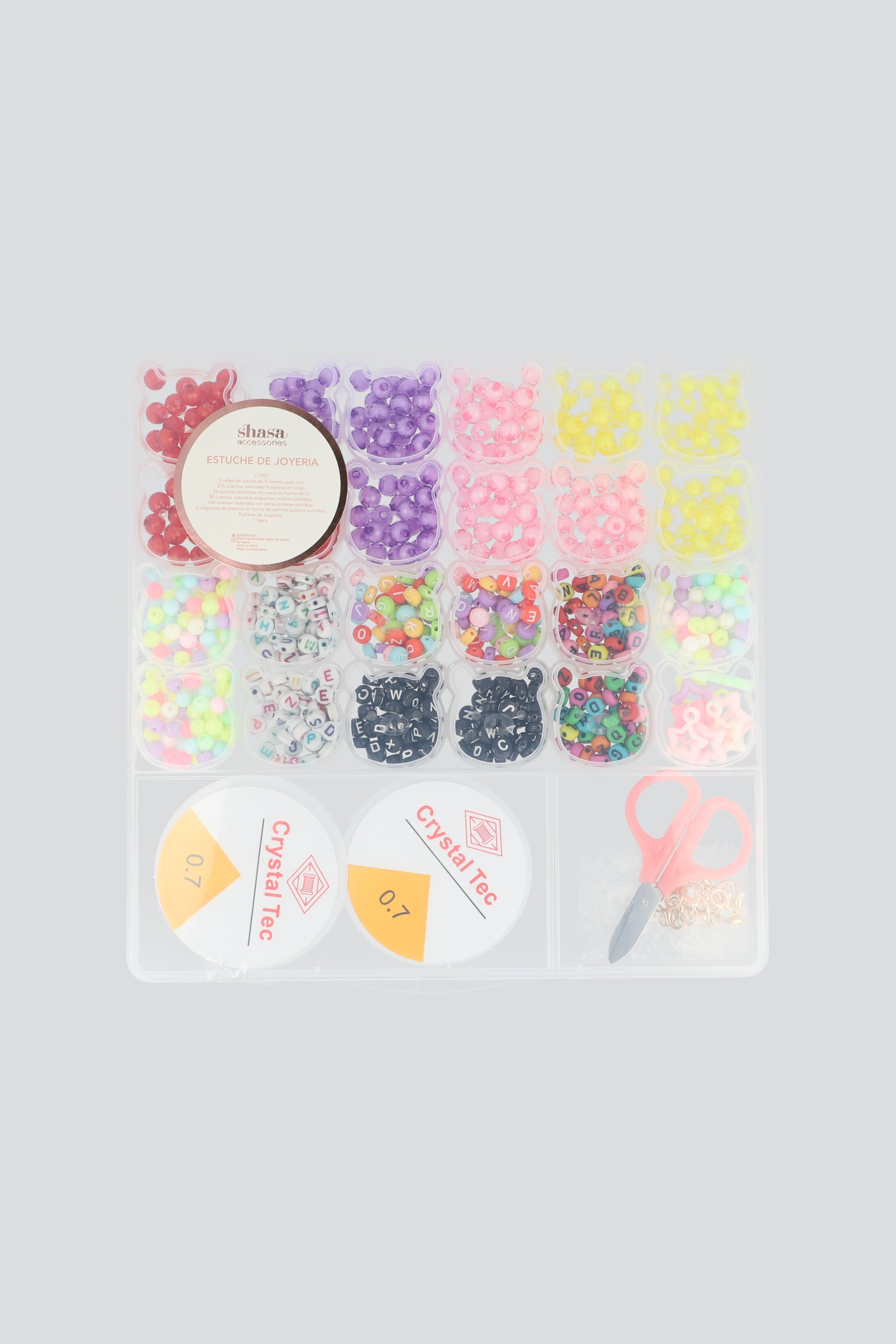 Set cuentas forma gatitos