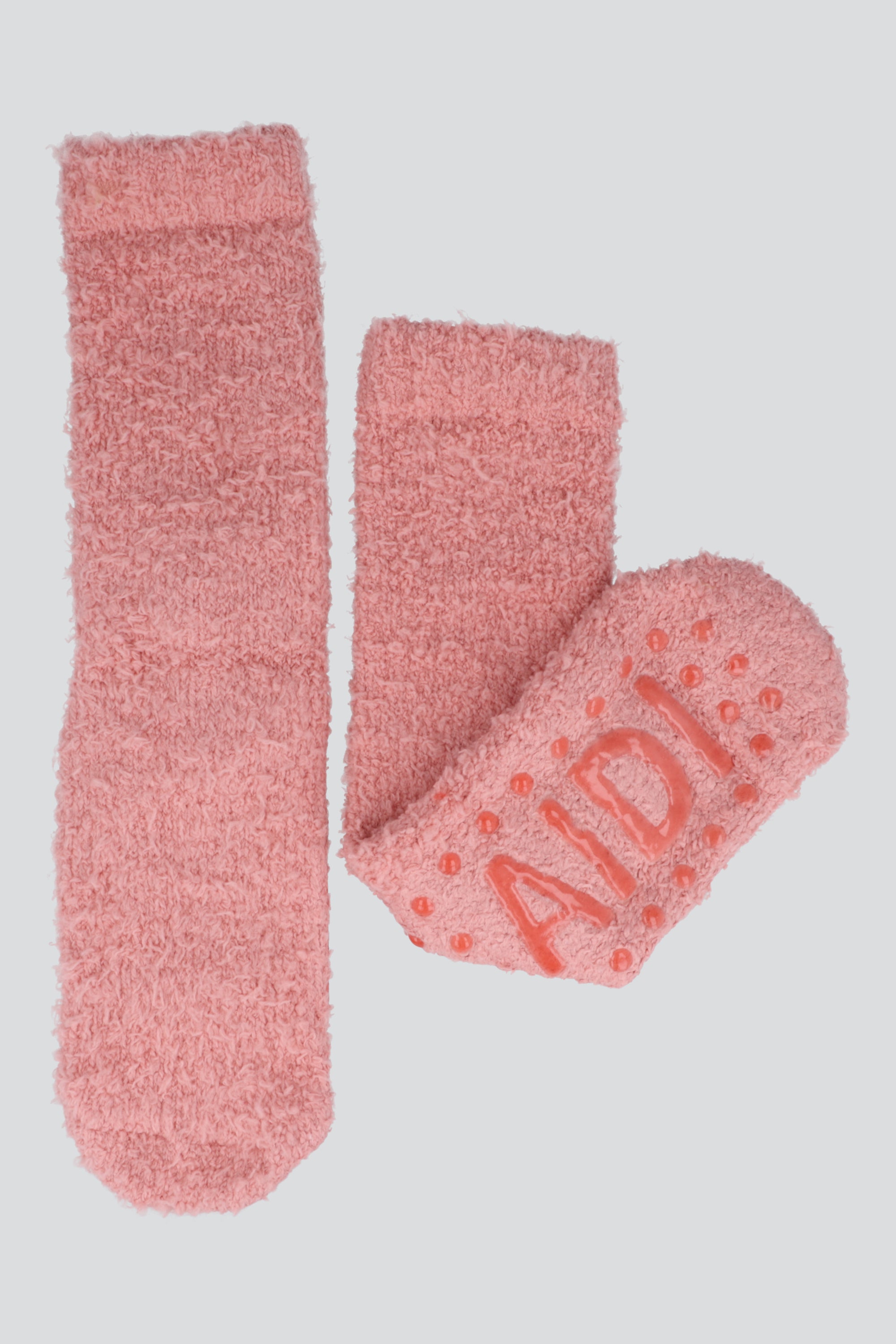 Calcetin peluche antiderrapante ROSA