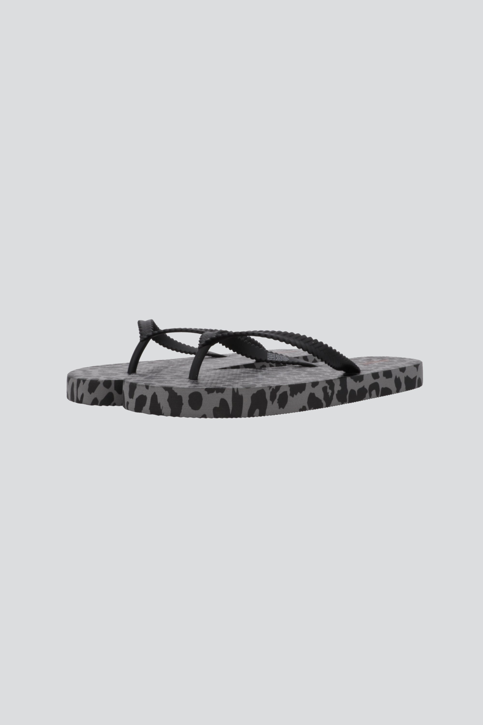 Flip flop leopardo plataforma GRIS
