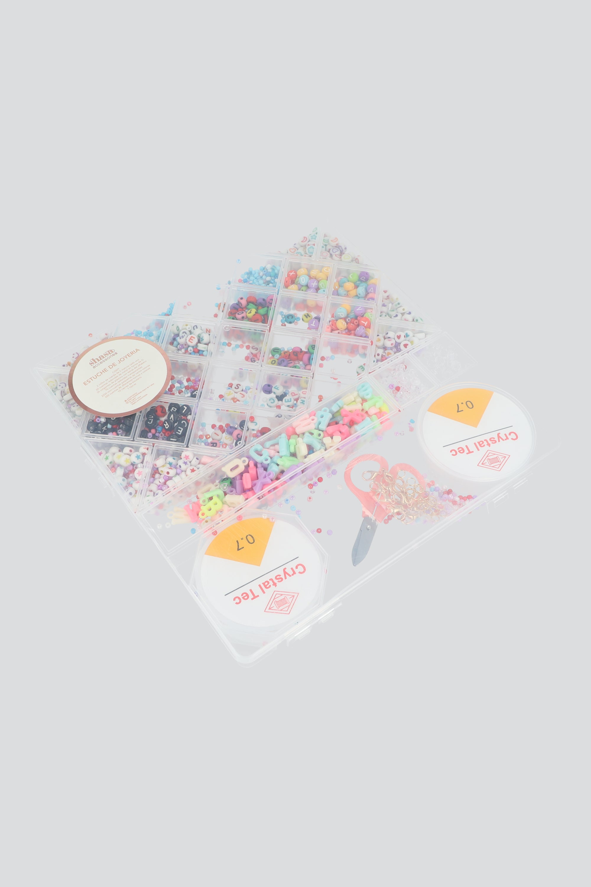 Set cuentas pulsera rombos