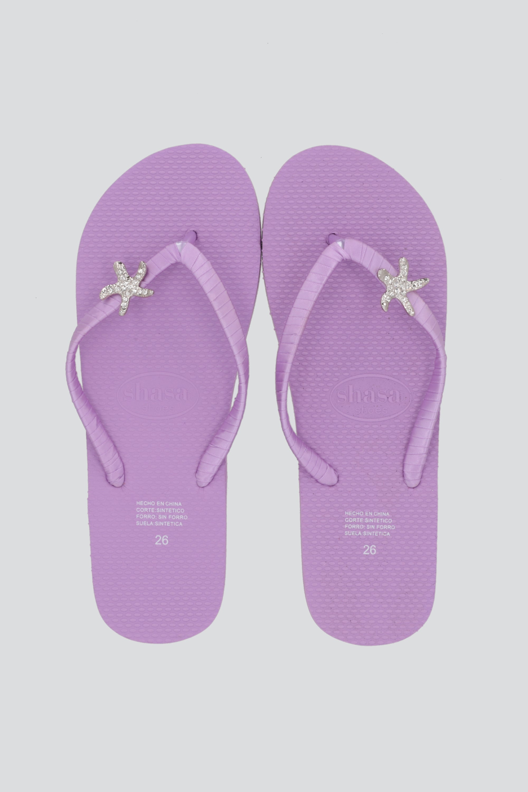 Flip flop lazo estrella de mar LILA