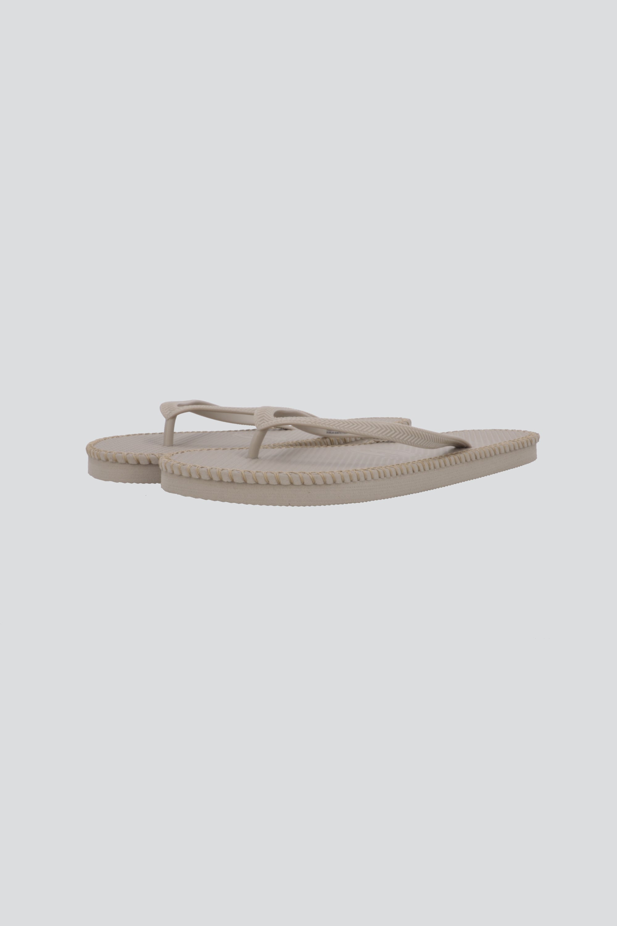 Flip flop borde tejido TAUPE