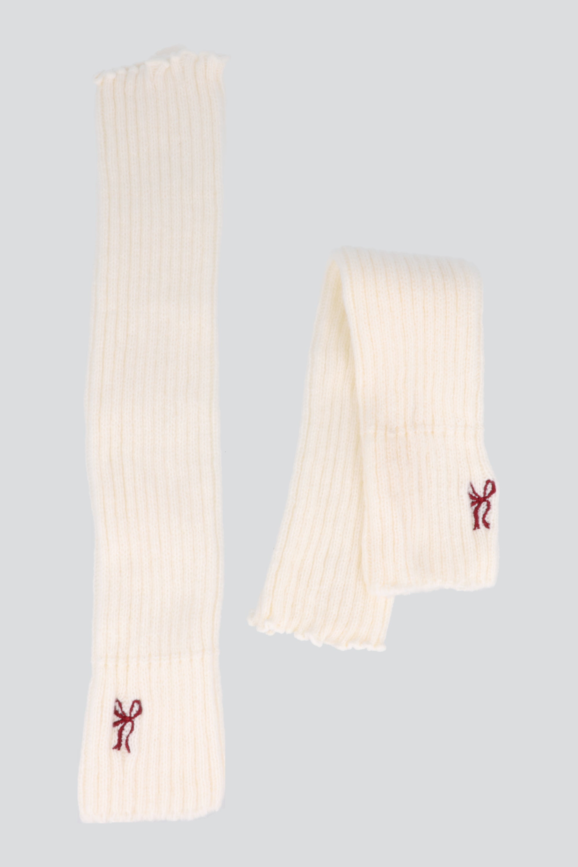 Calentador moño acanalado CREMA