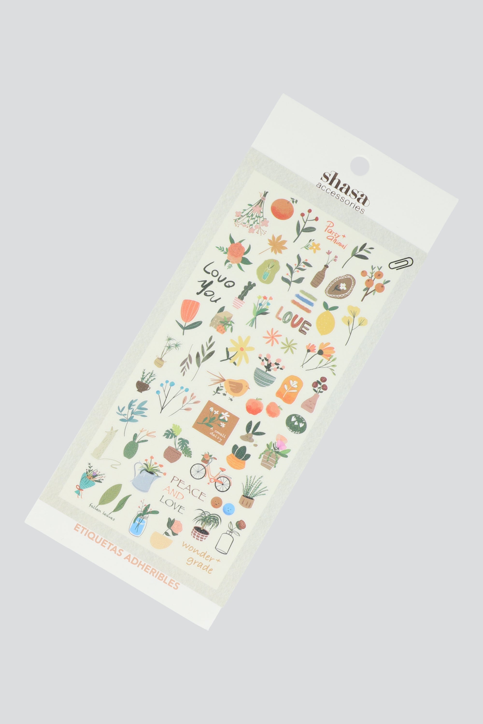 Plantilla stickers formas BLANCO
