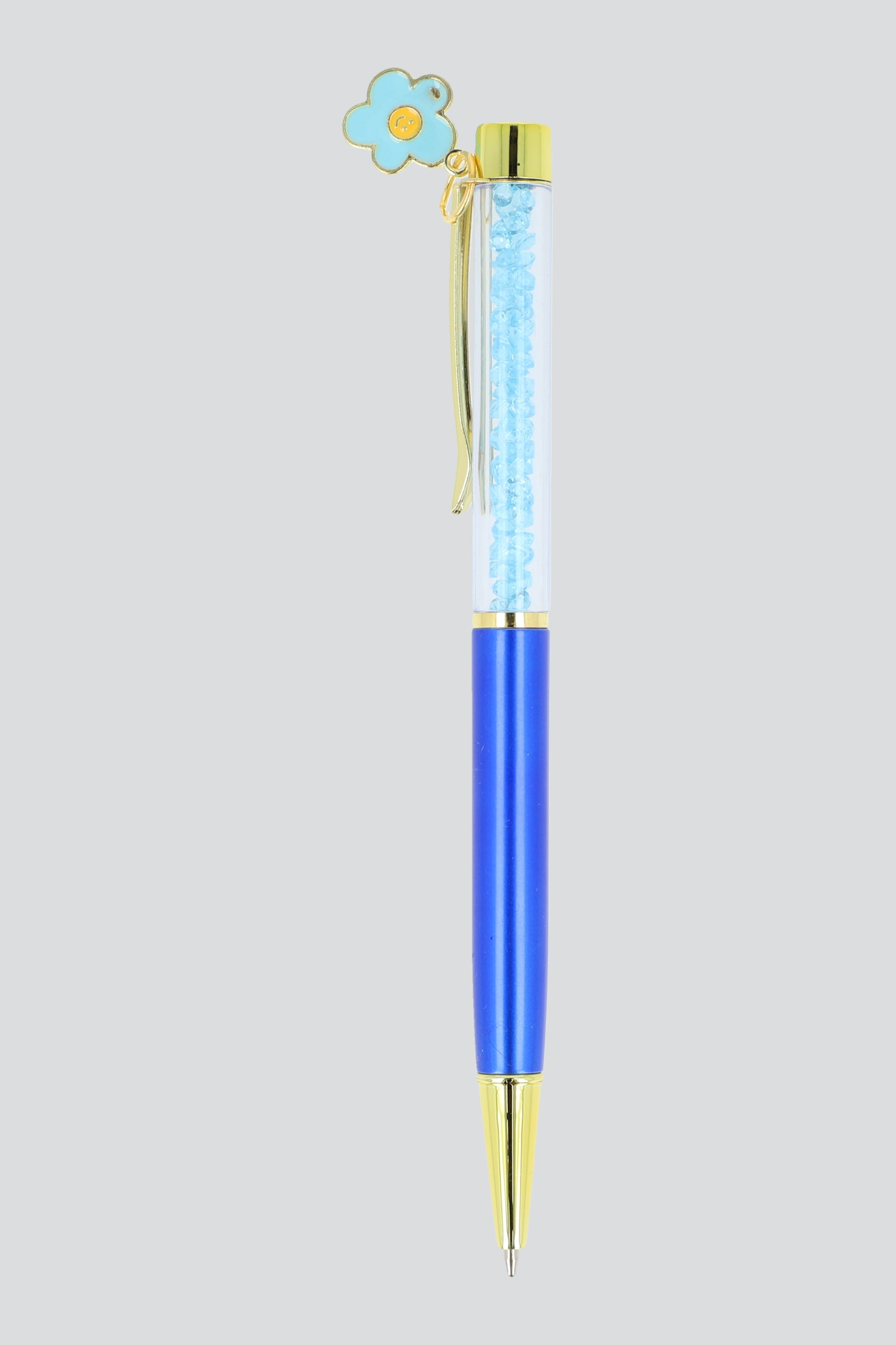 Pluma charm flor AZUL