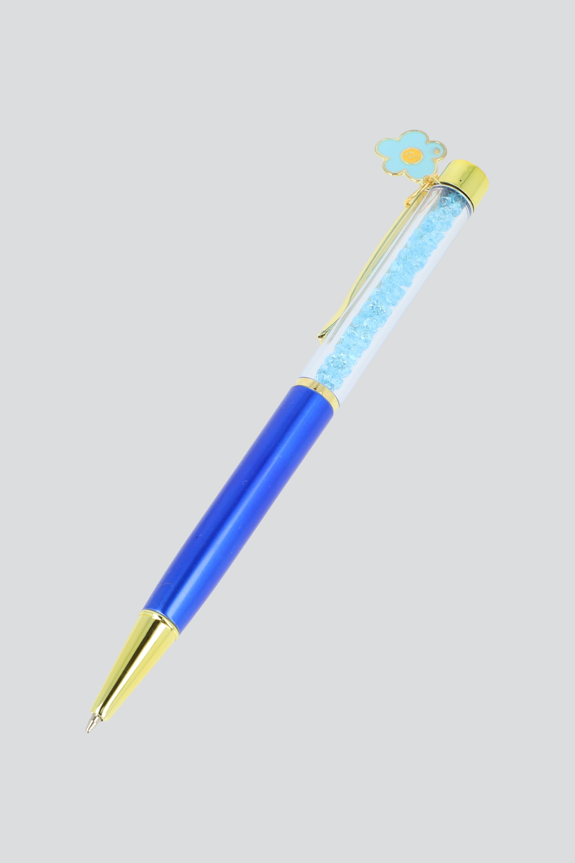 Pluma charm flor AZUL