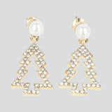 Aretes Arbolito Navidad Perla