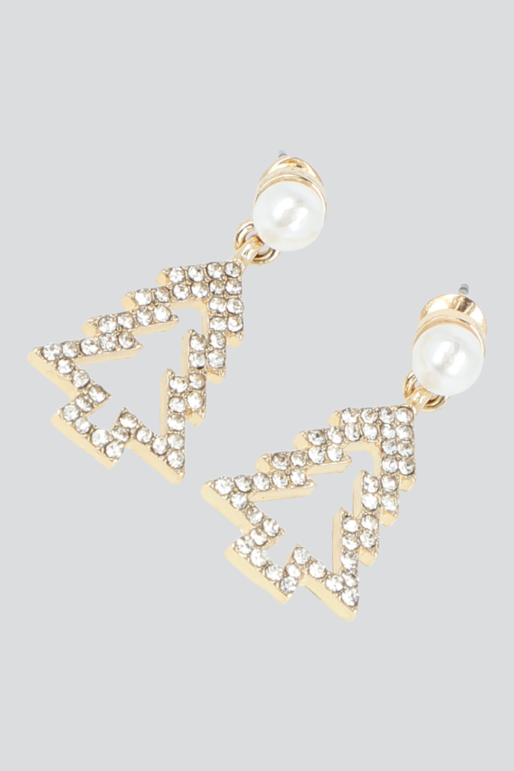 Aretes Arbolito Navidad Perla