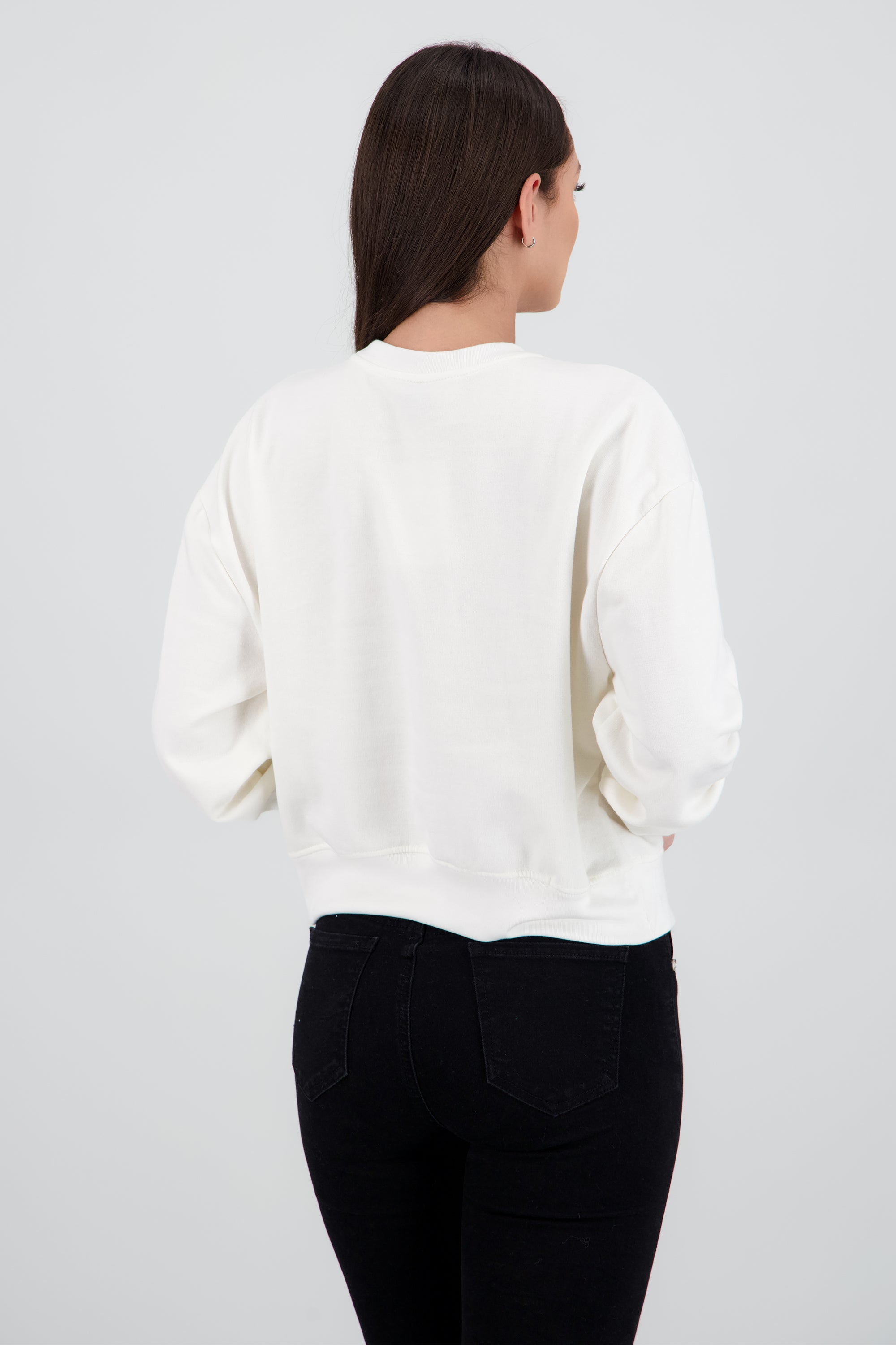 Sudadera grinch chimenea BLANCO