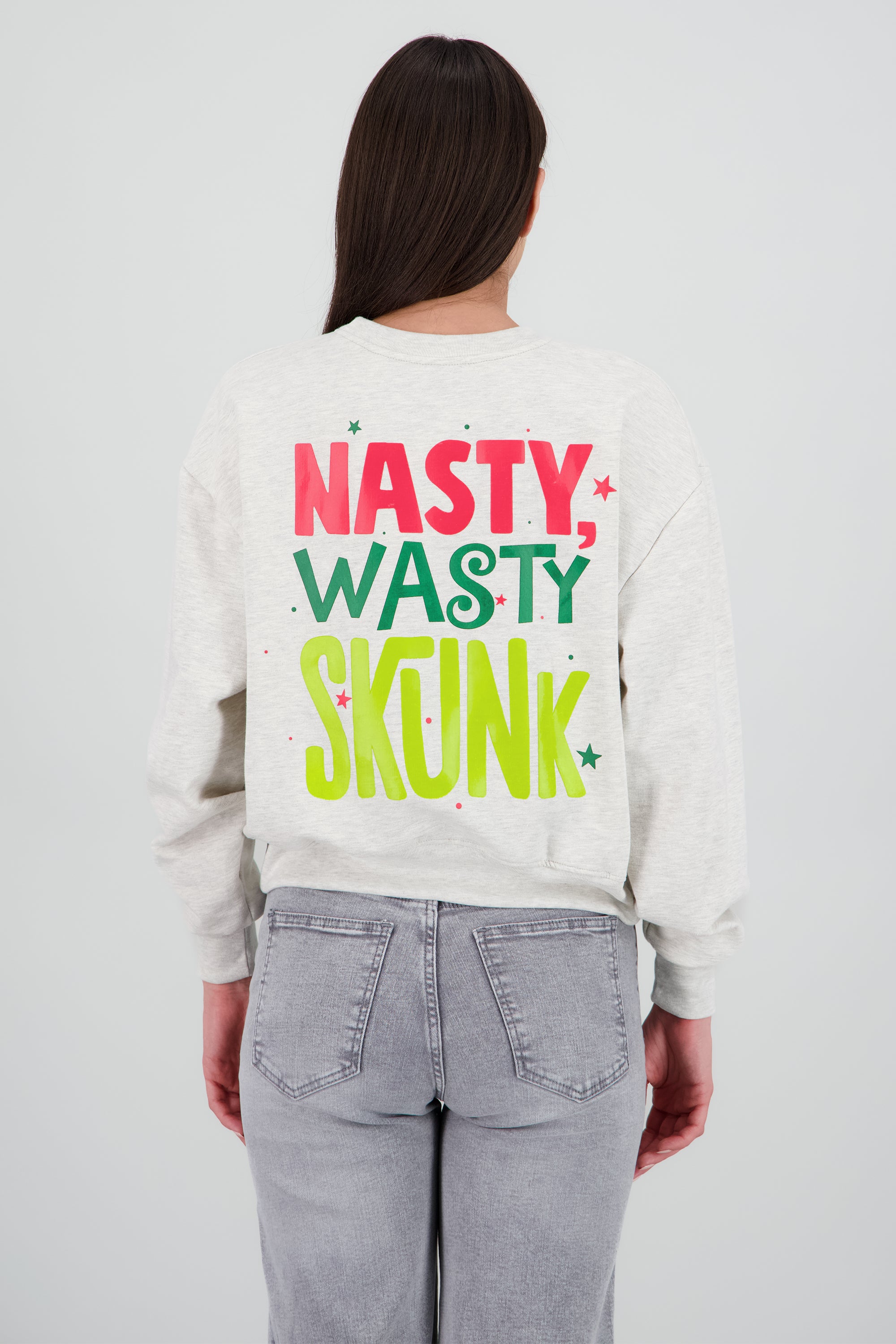 Sudadera grinch frente espalda ARENA
