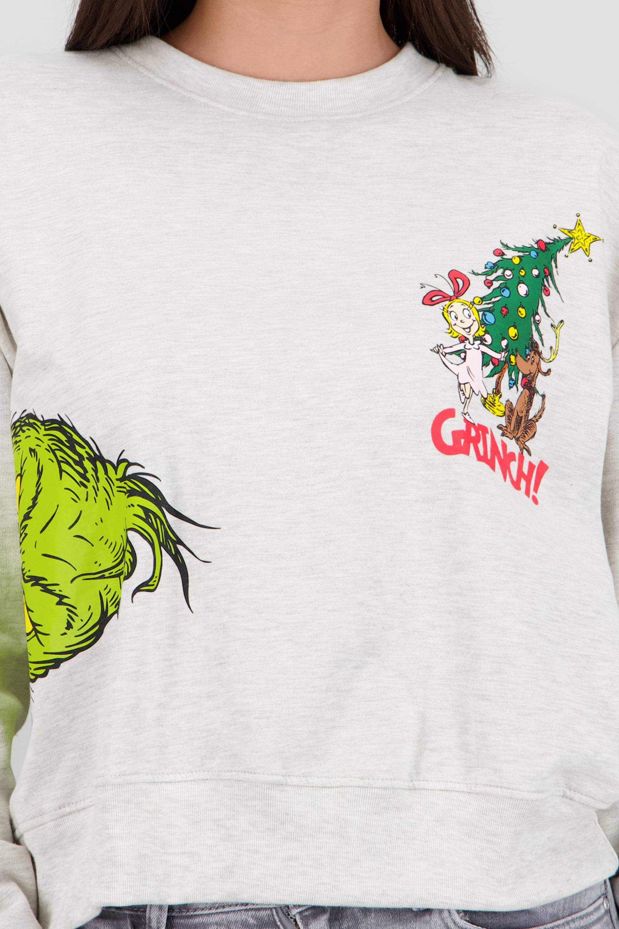 Sudadera grinch frente espalda ARENA