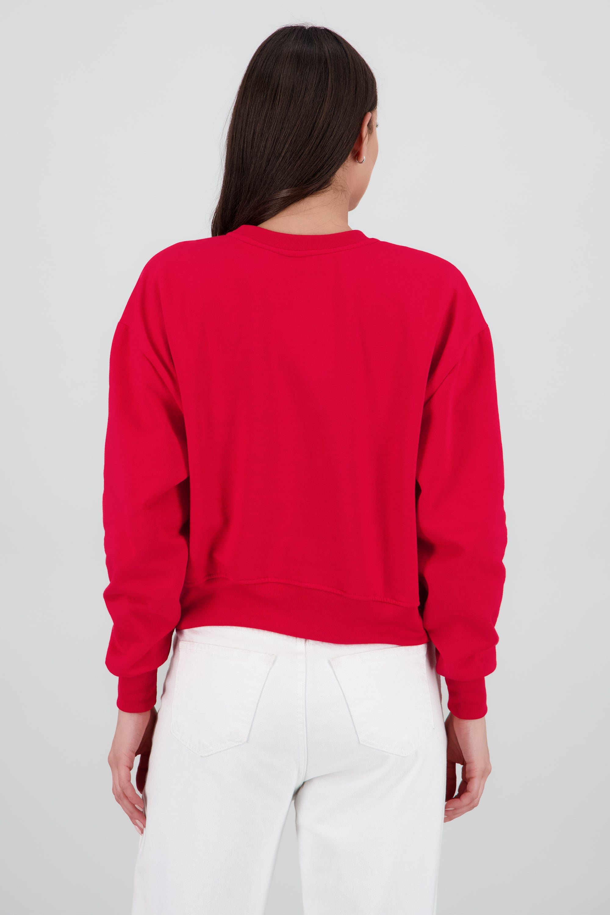 Sudadera grinch cara bordado ROJO