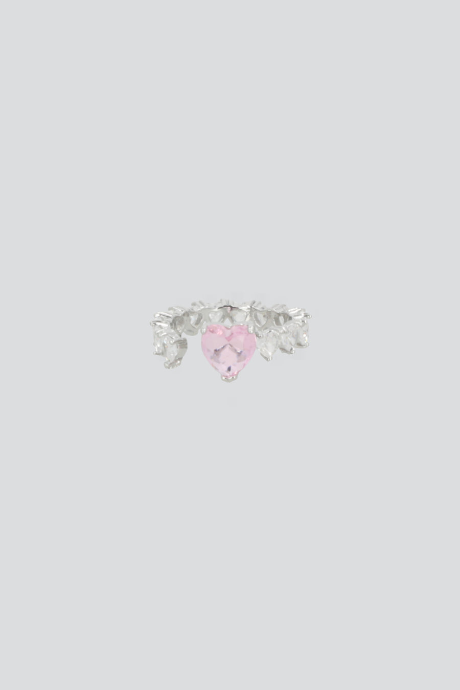 Anillo corazon cristal