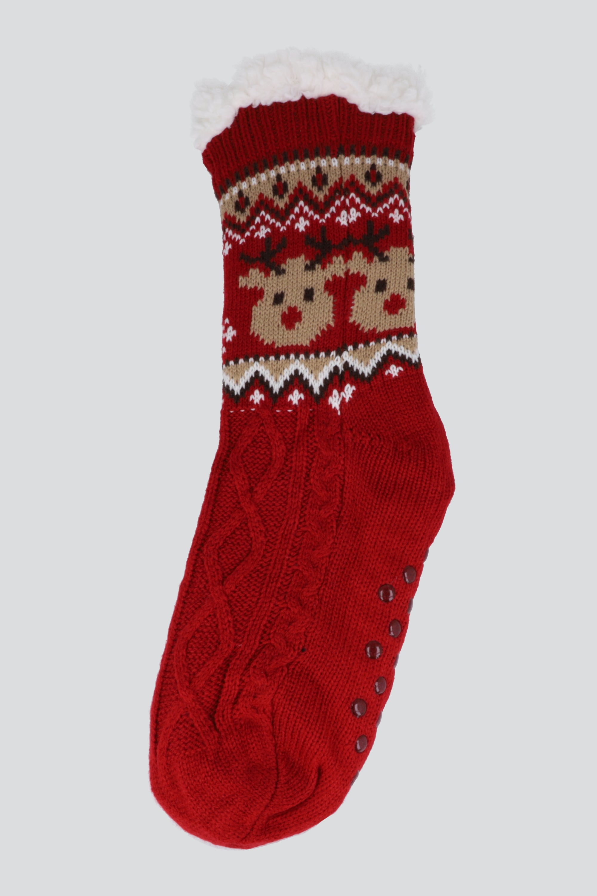 Calcetines de invierno  linea figurita ROJO