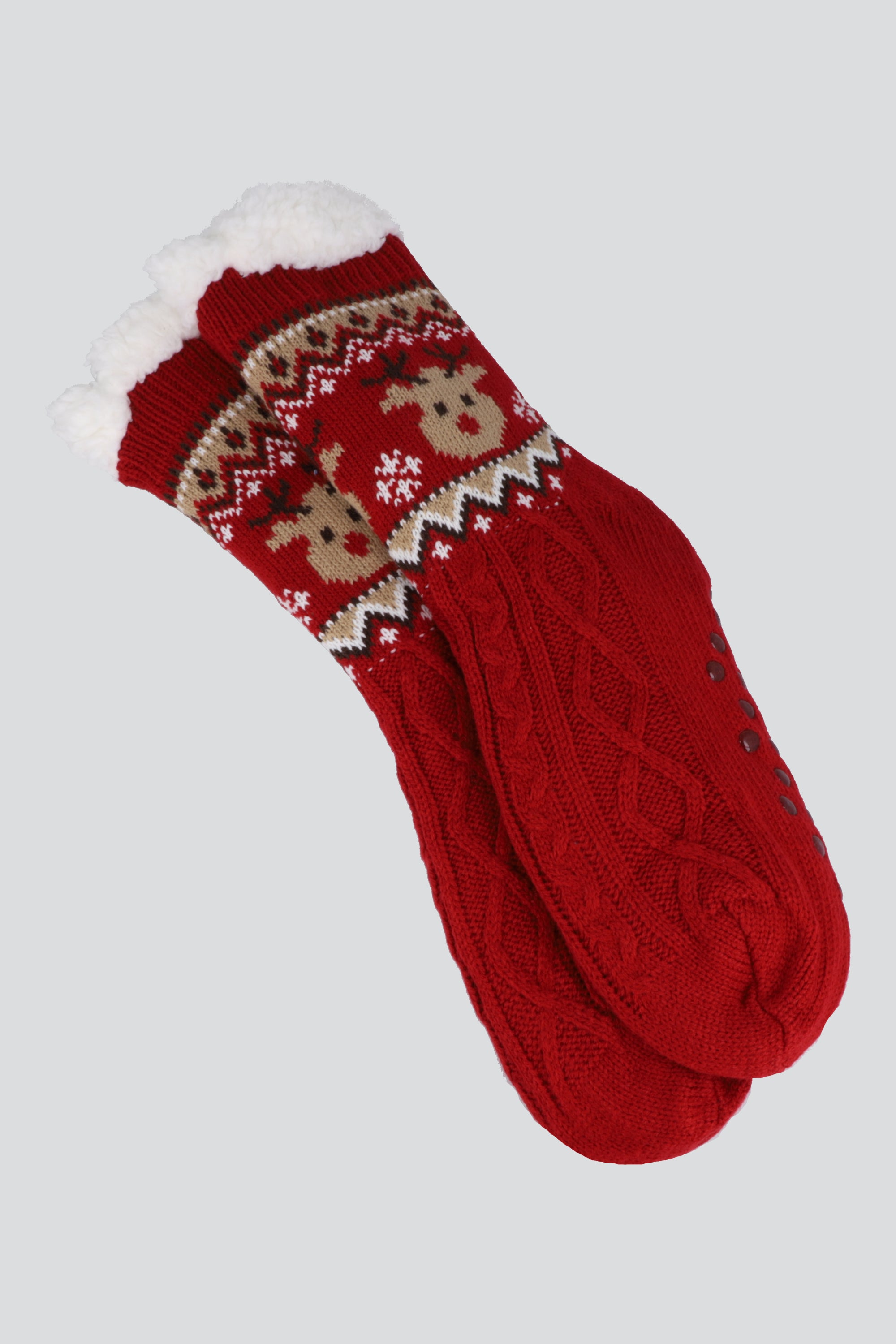 Calcetines de invierno  linea figurita ROJO