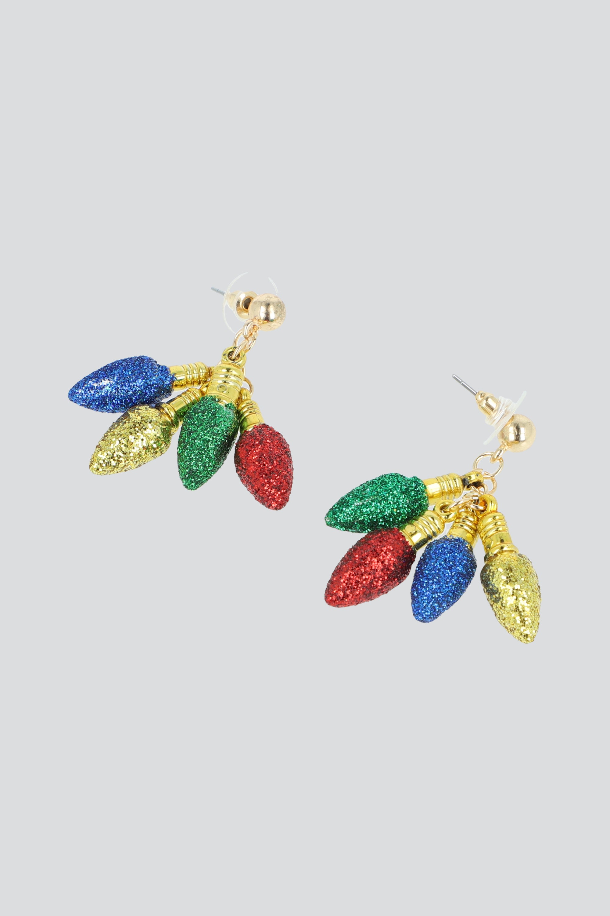 Aretes Focos Navideños