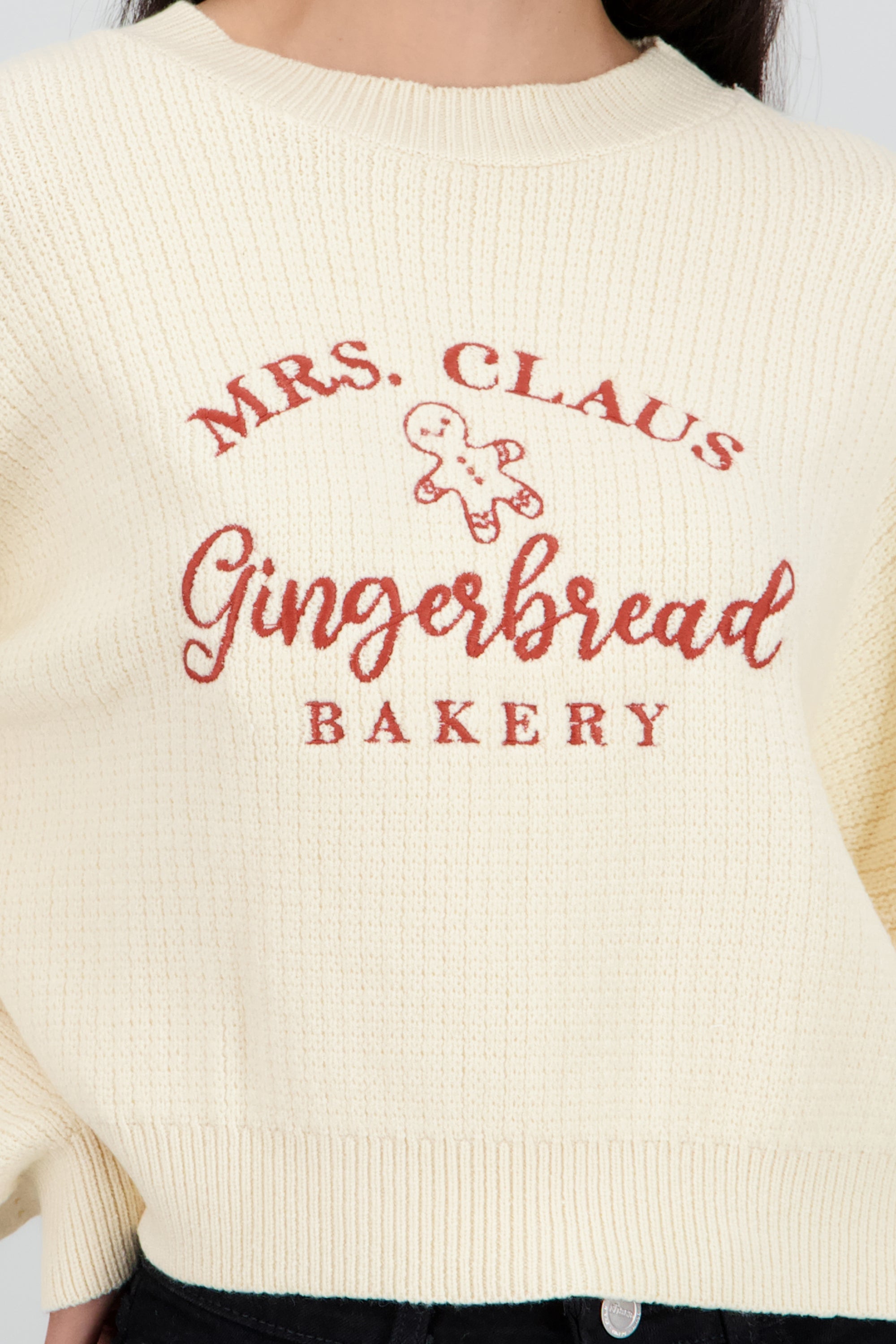 Sueter mrs claus bakery CREMA