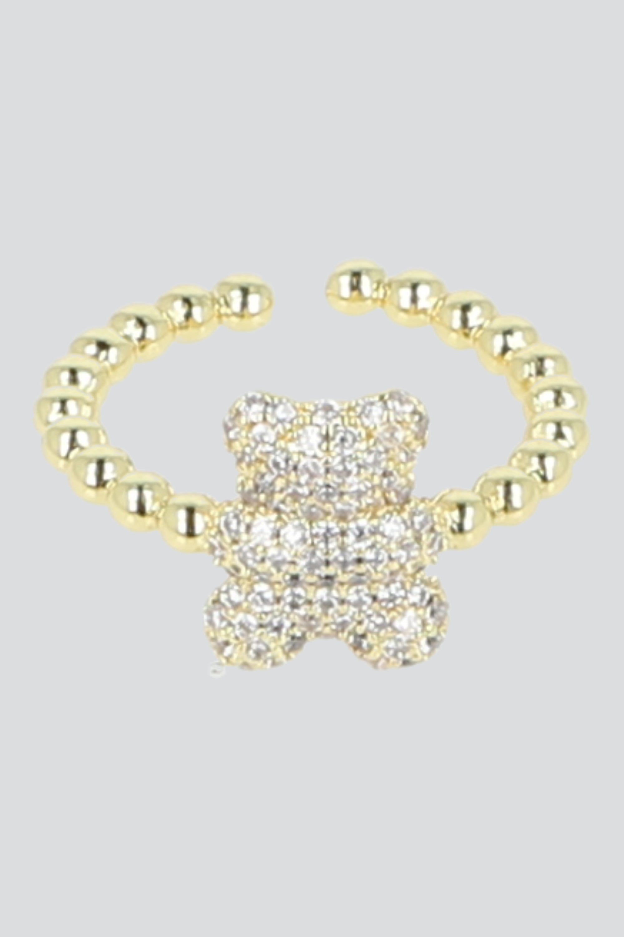 Anillo ositos brillos ORO