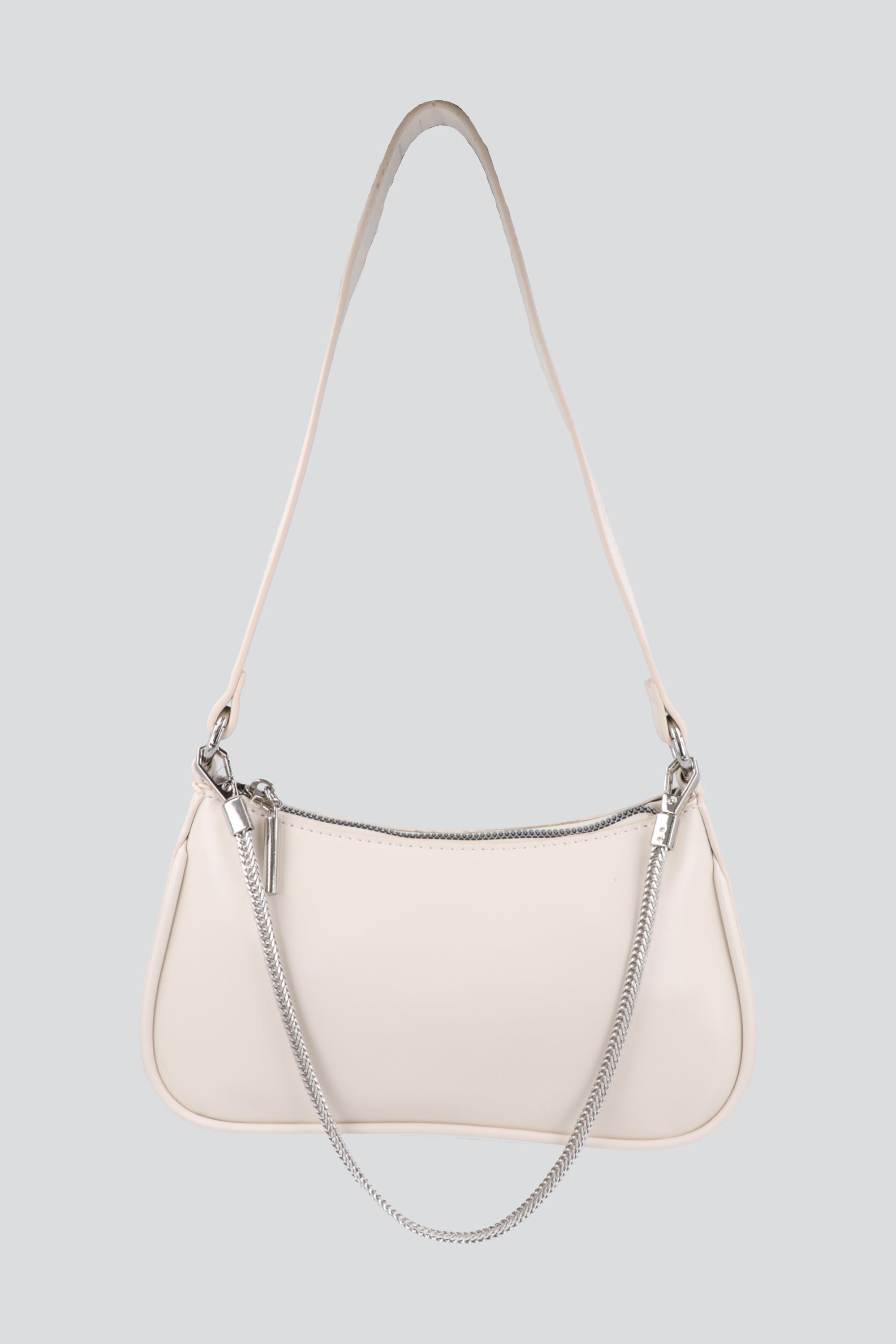 Bolsa shoulder cadena BLANCO