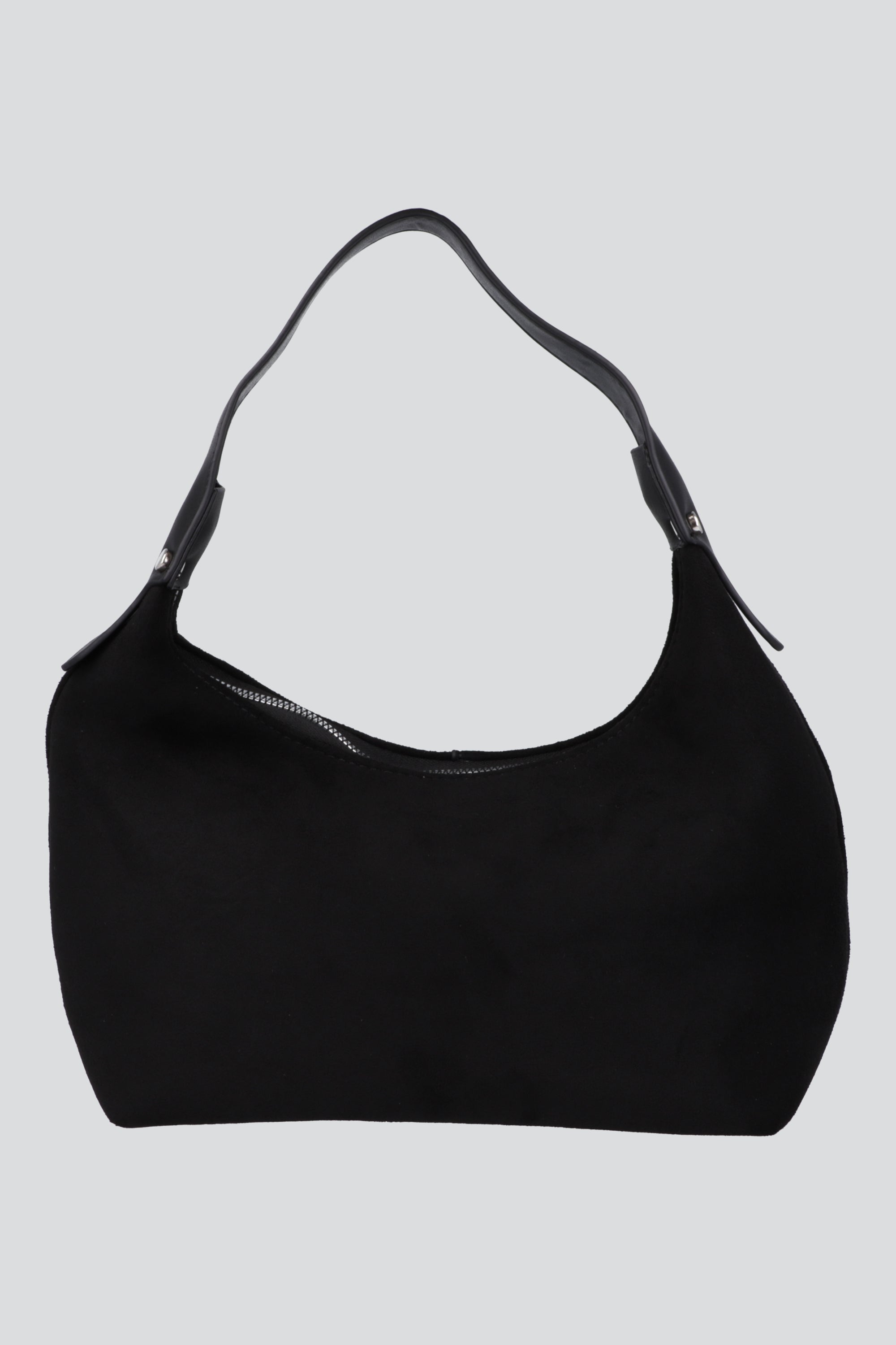 Bolsa tote suede NEGRO