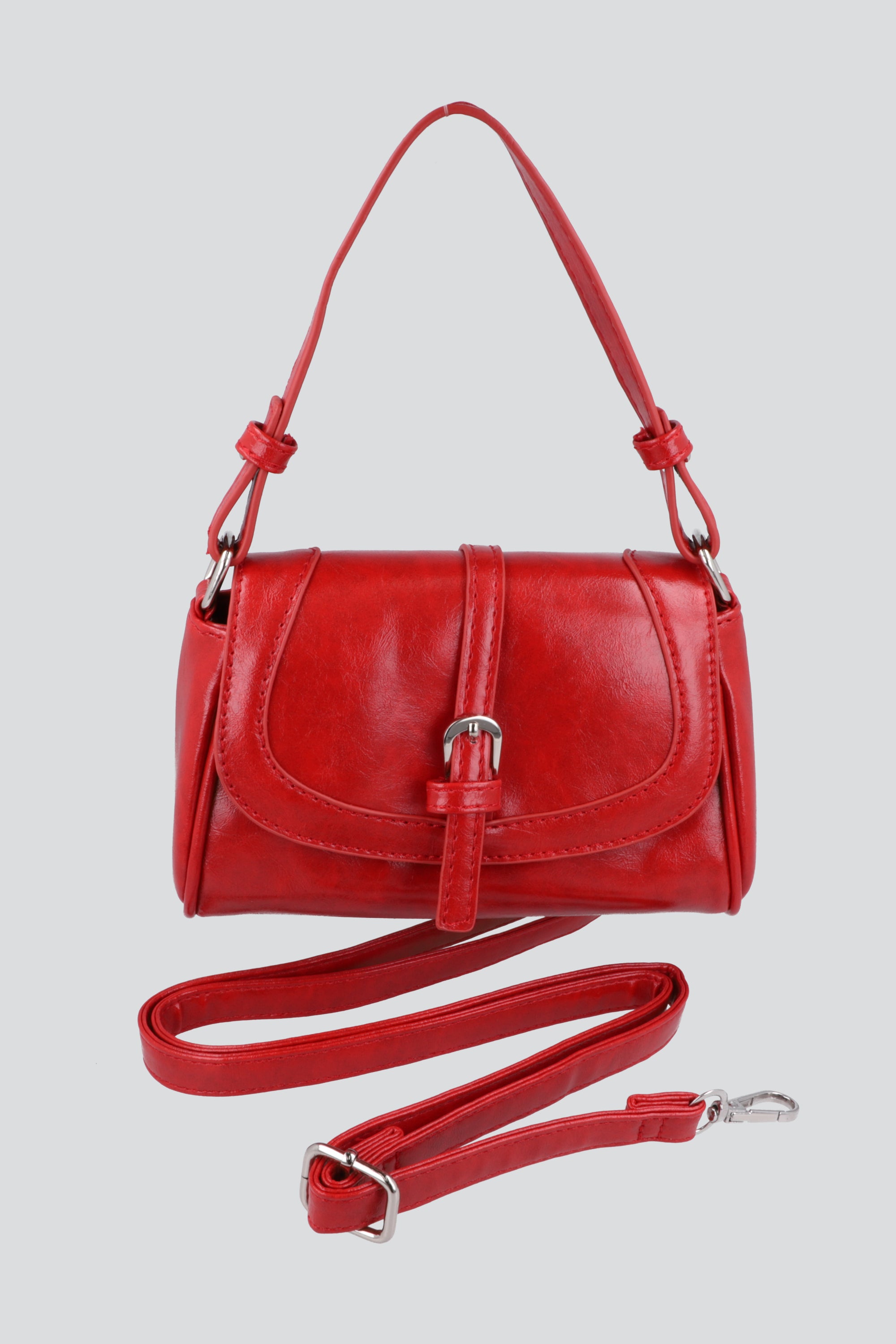 Mini bolsa mini hebilla ROJO