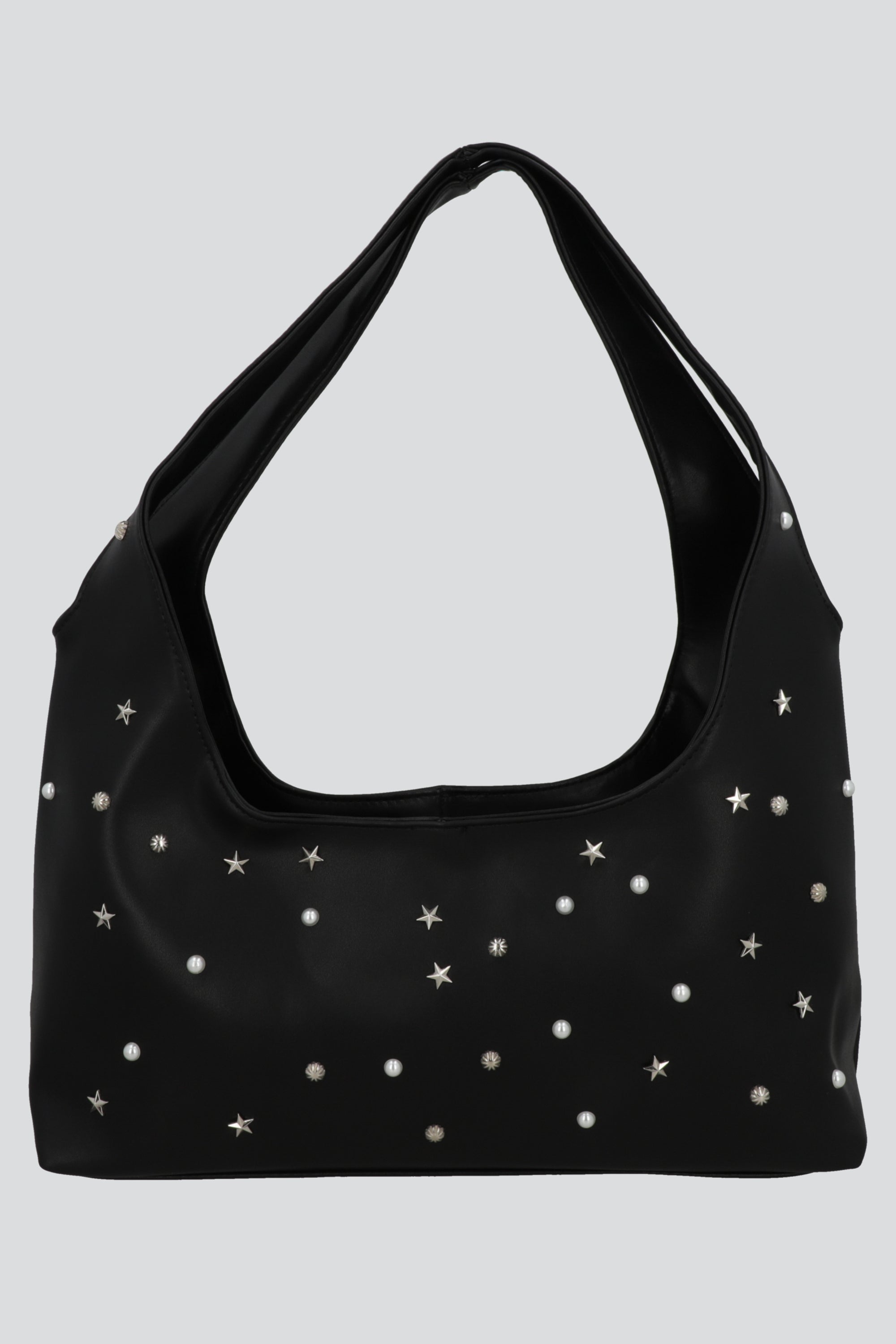 Bolsa shoulder studs estrellas NEGRO