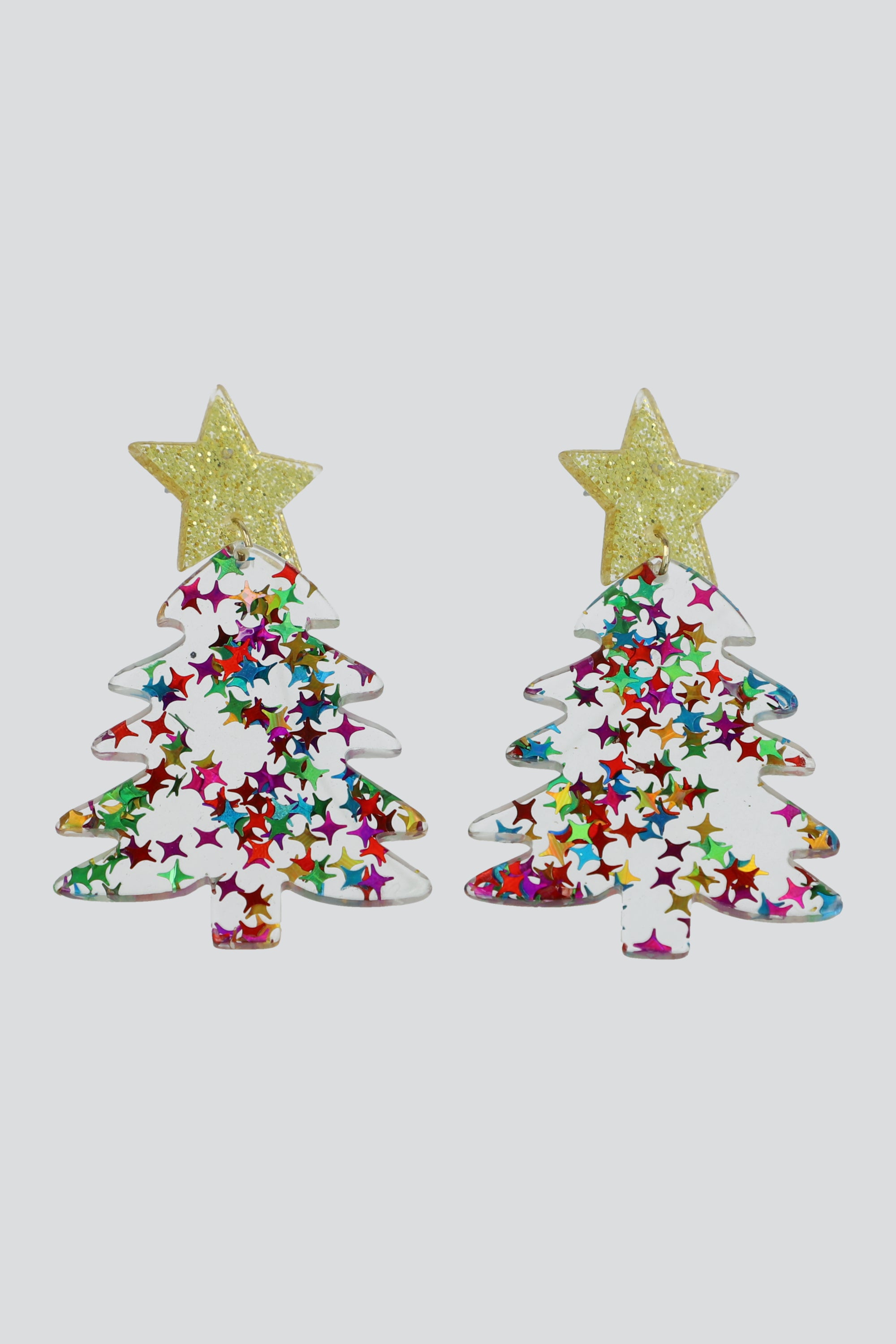 Aretes arbol de navidad ORO