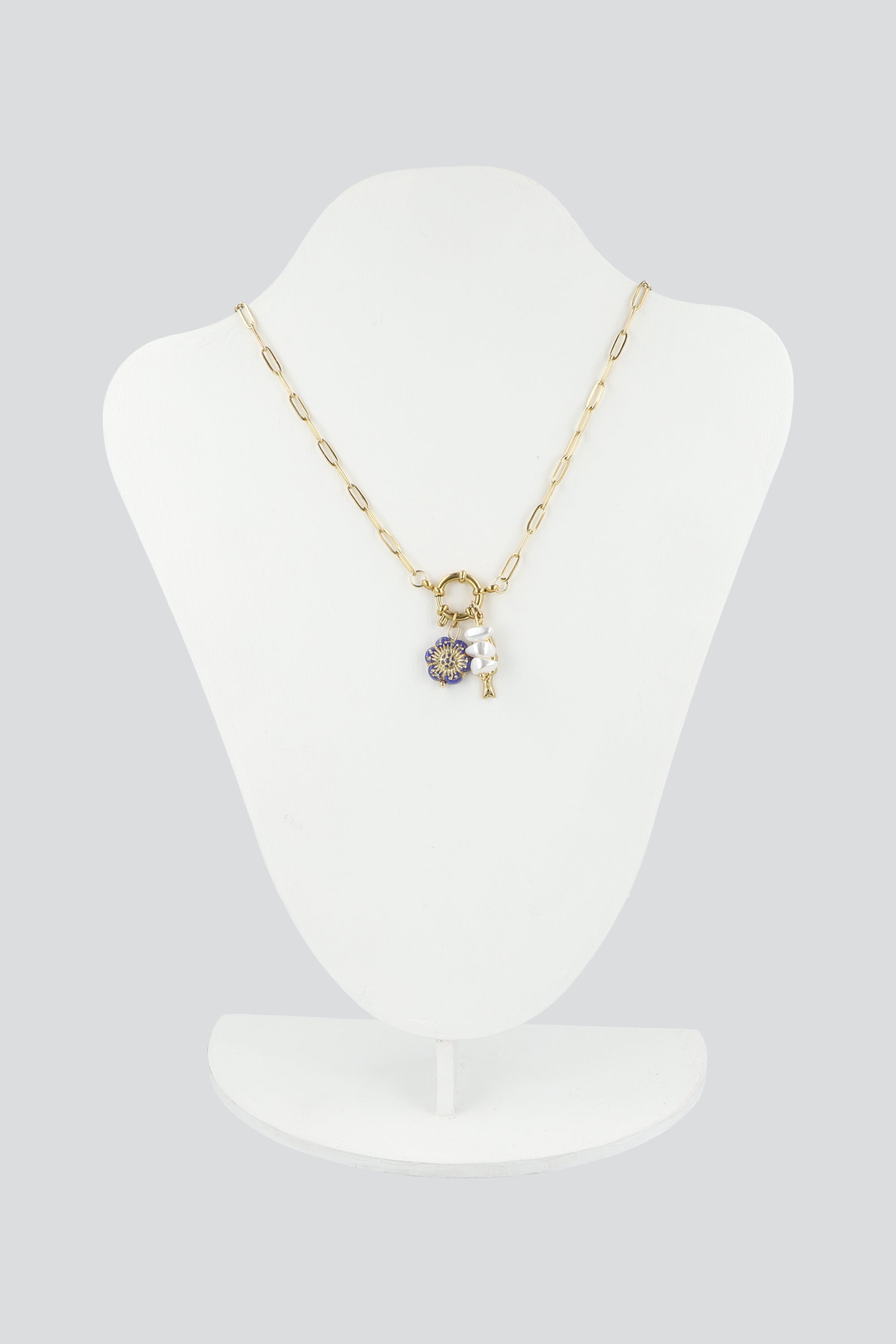 COLLAR CIRCULO CHARMS PQ ORO
