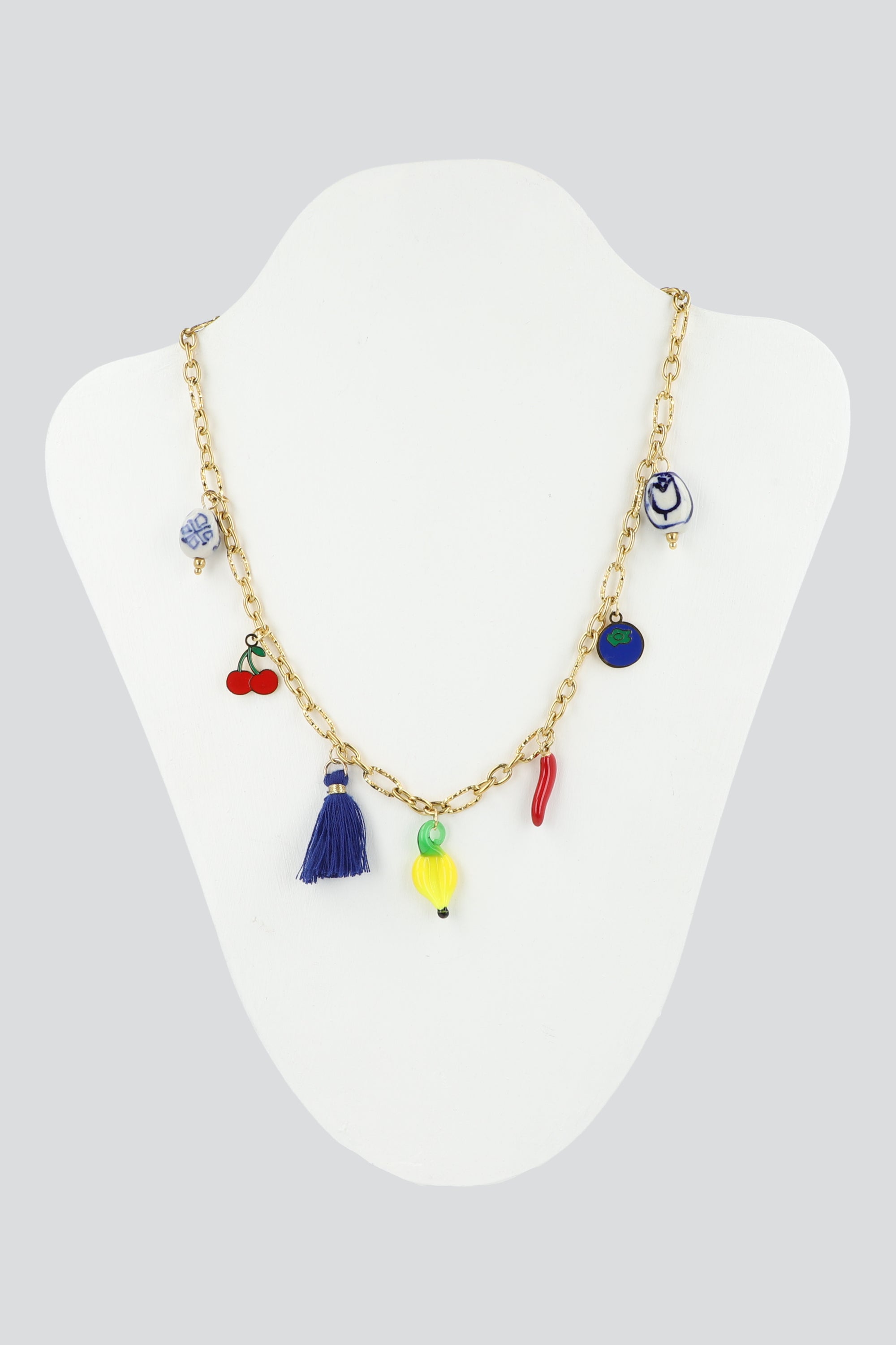 COLLAR CHARMS MIX PQ ORO