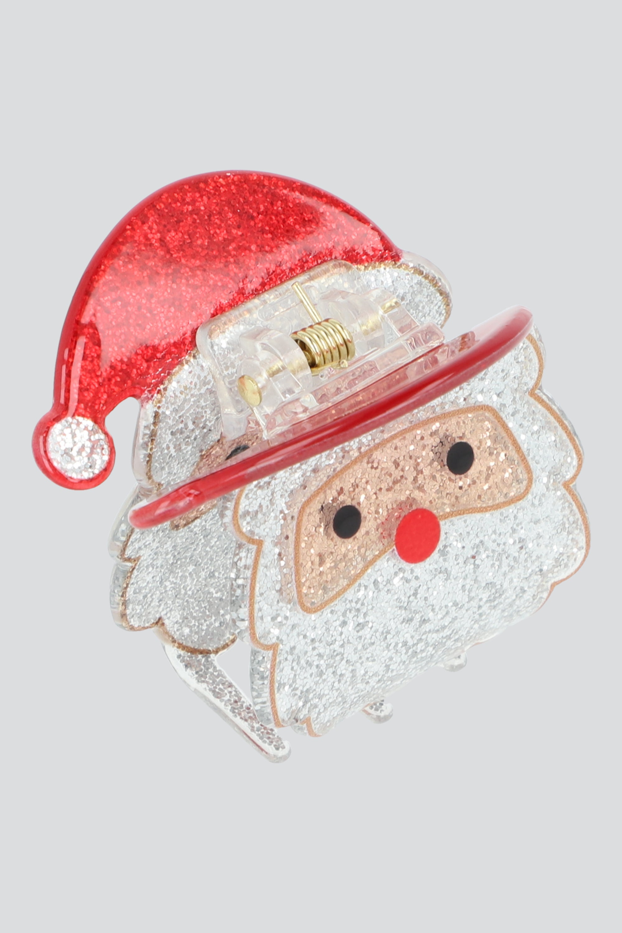 Pinza santa glitter BLANCO