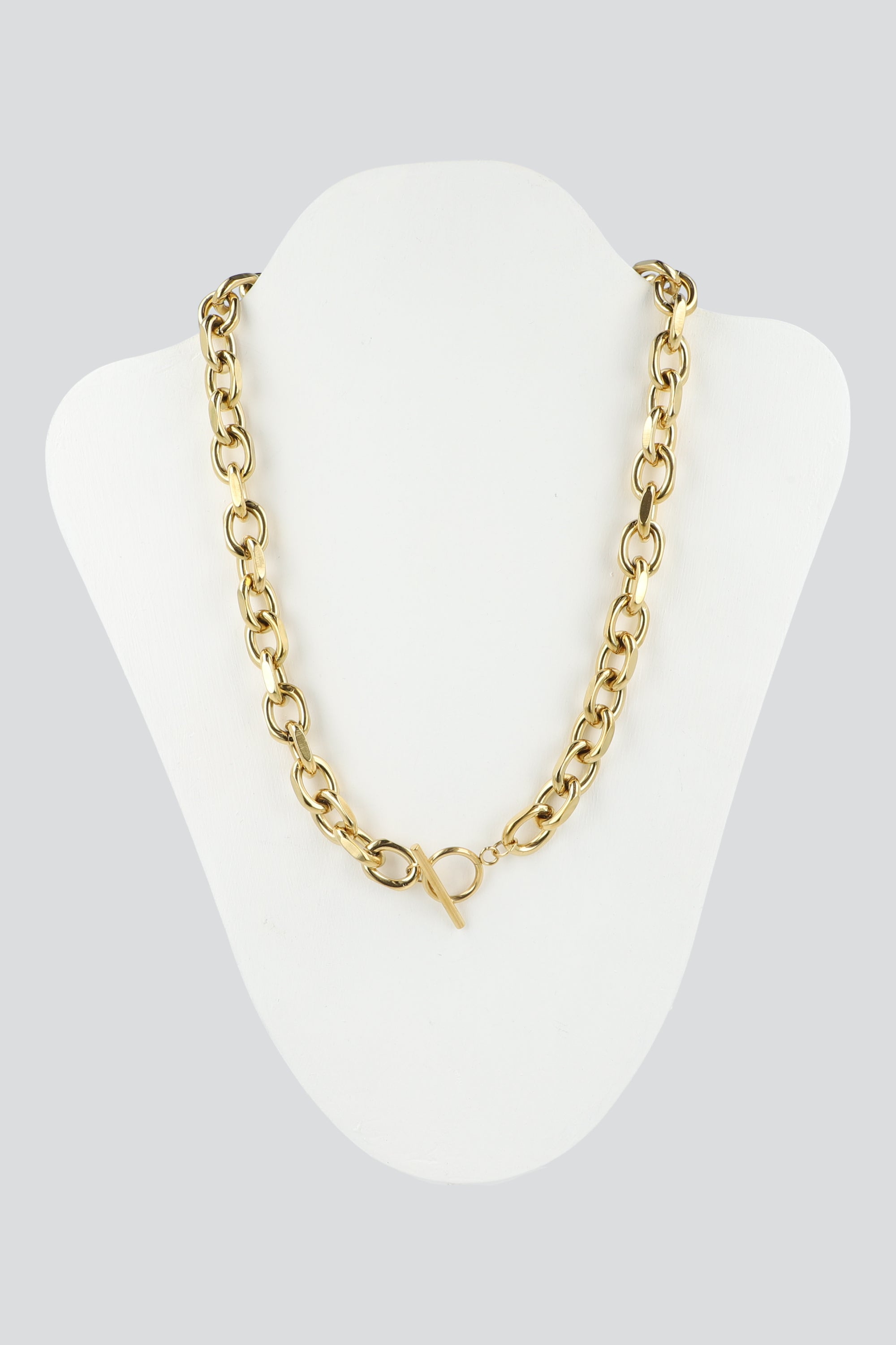 COLLAR CADENA CHUNKY PQ ORO