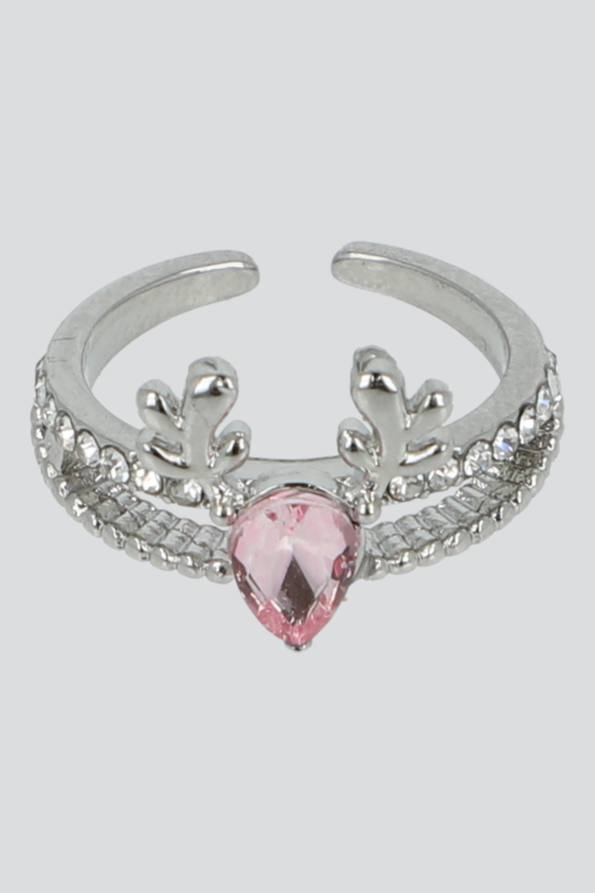 Anillo reno navideño PLATA