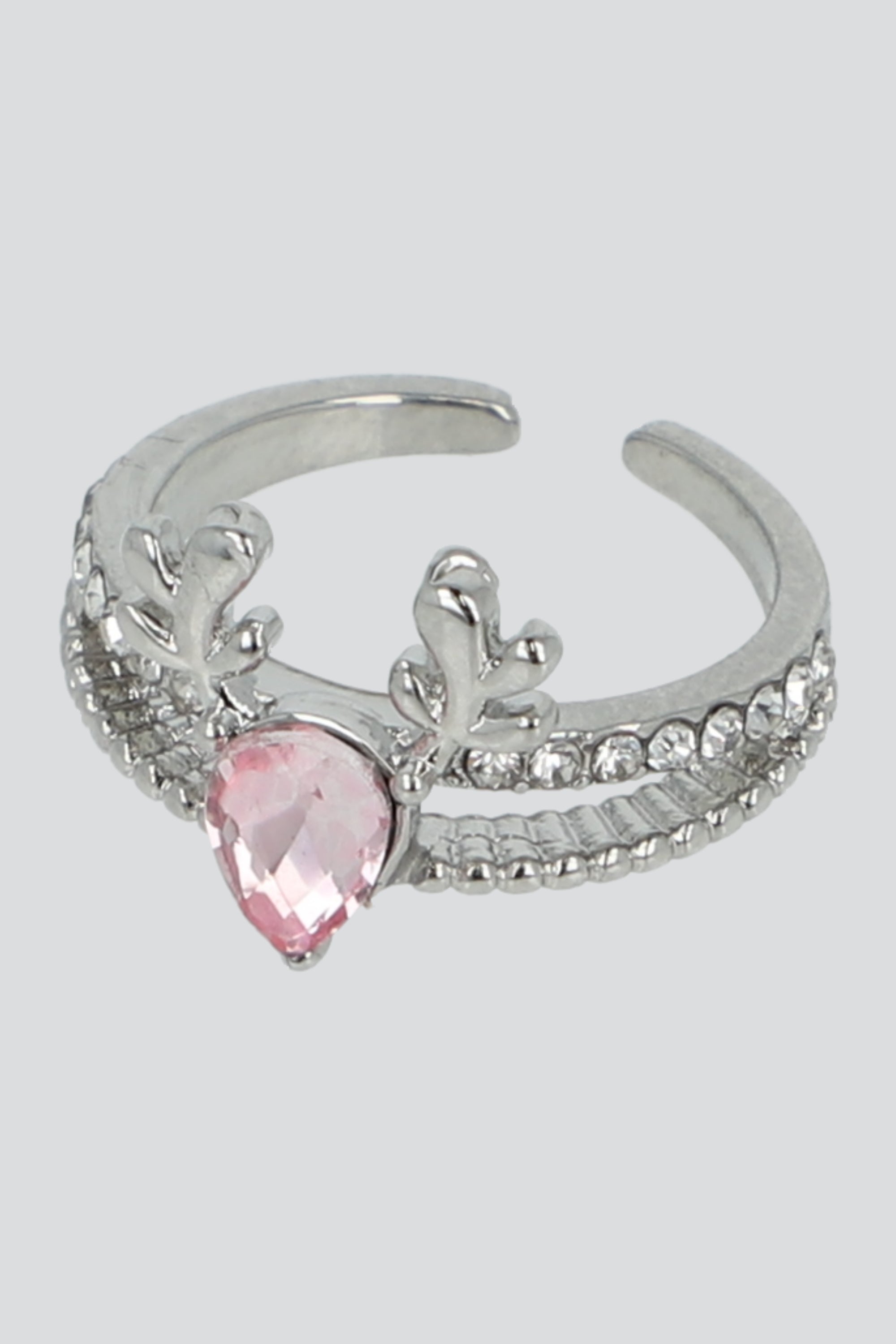 Anillo reno navideño PLATA