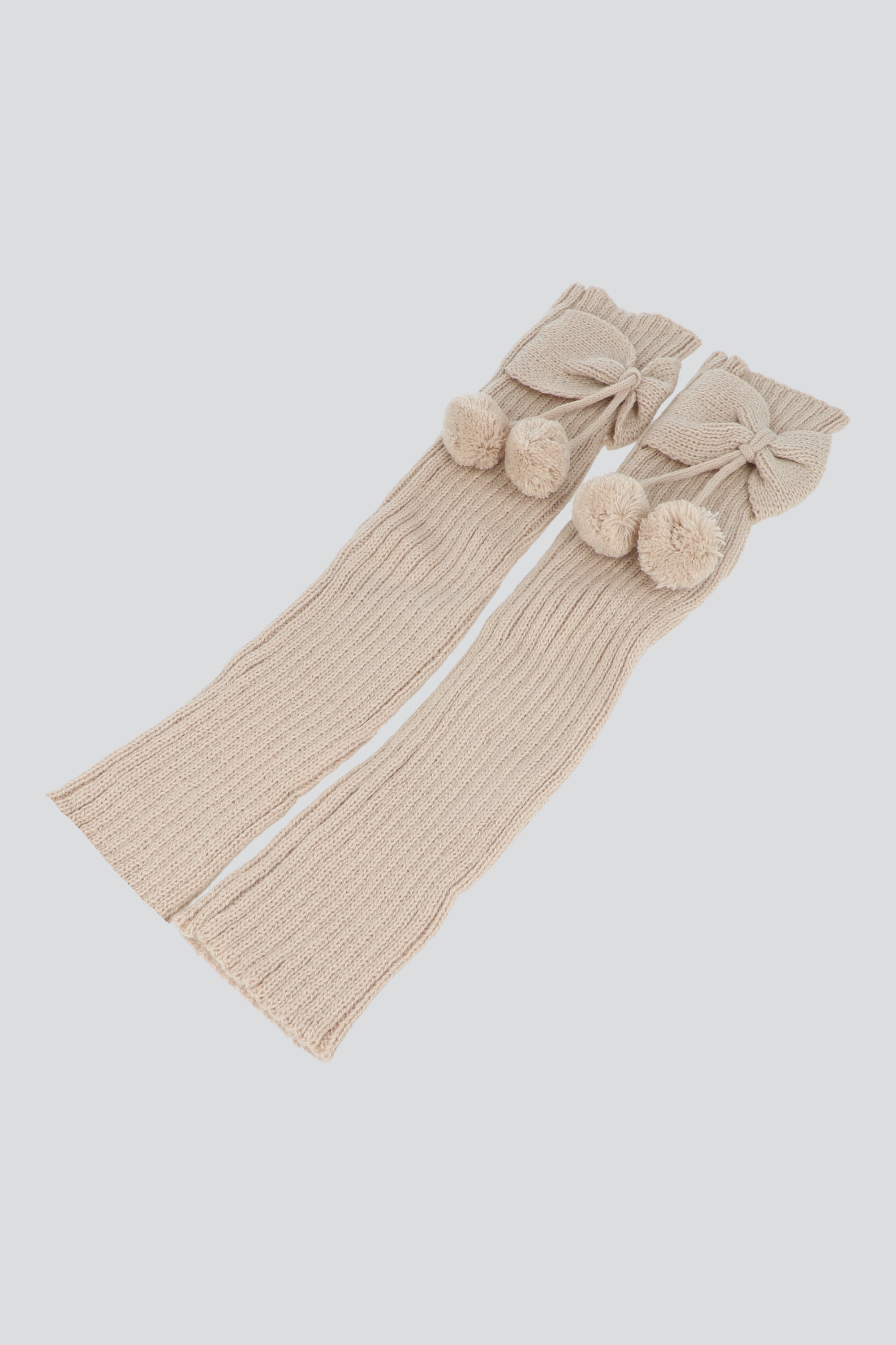 Calentador aplicacion moño pompon BEIGE