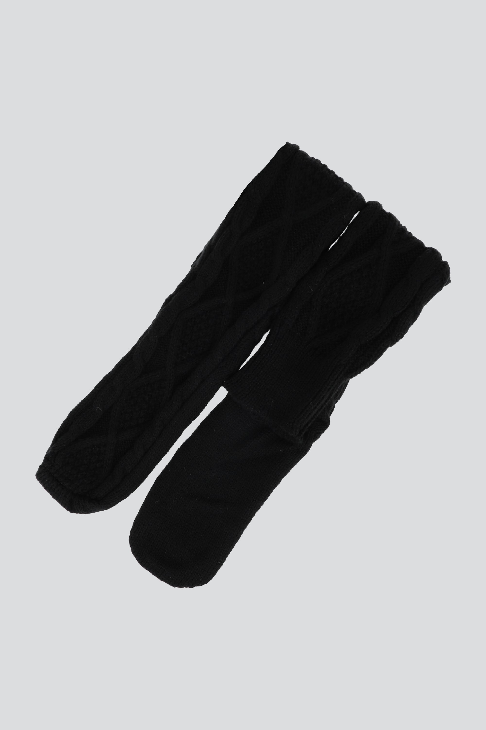 Calceta larga trenzas NEGRO