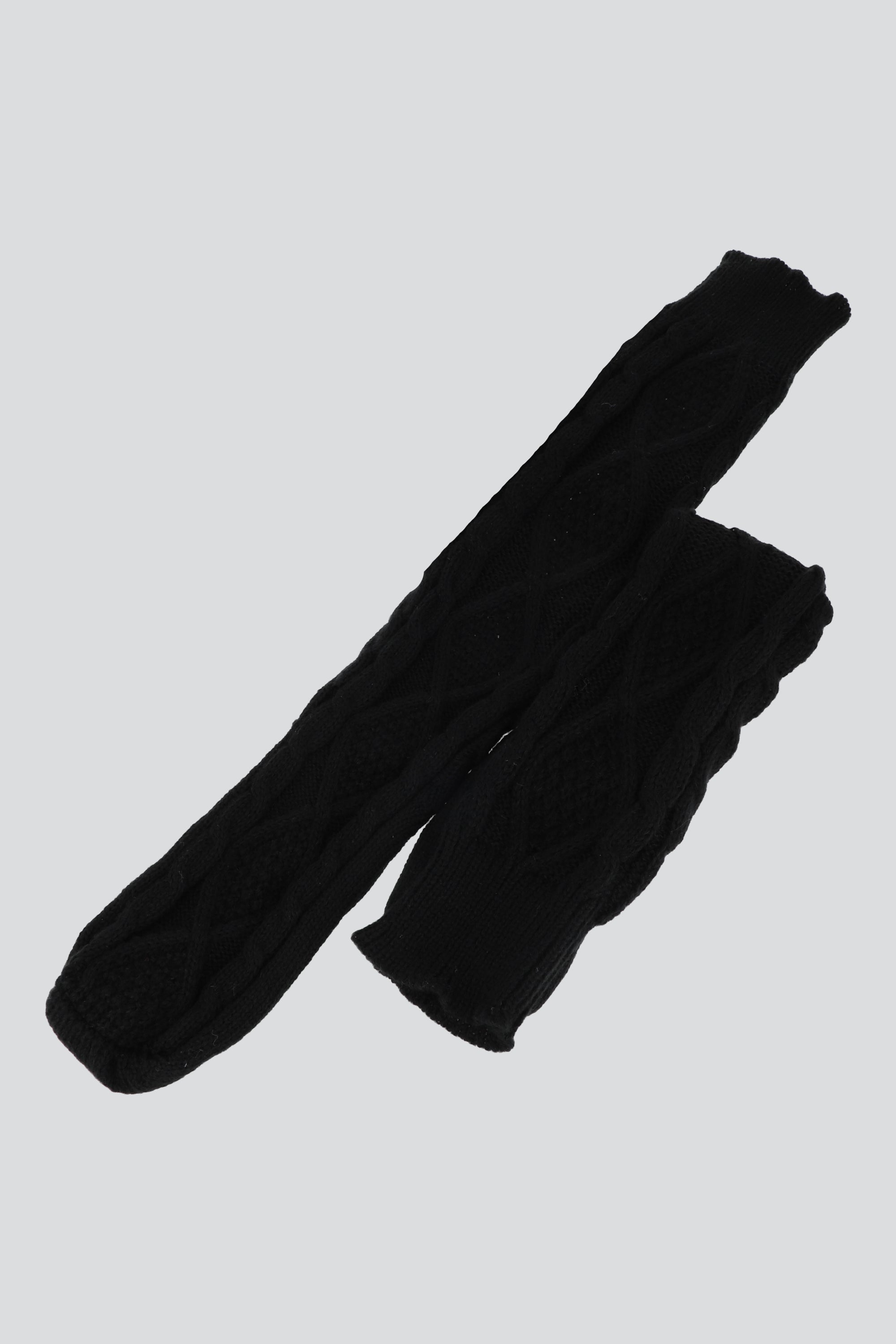 Calceta larga trenzas NEGRO