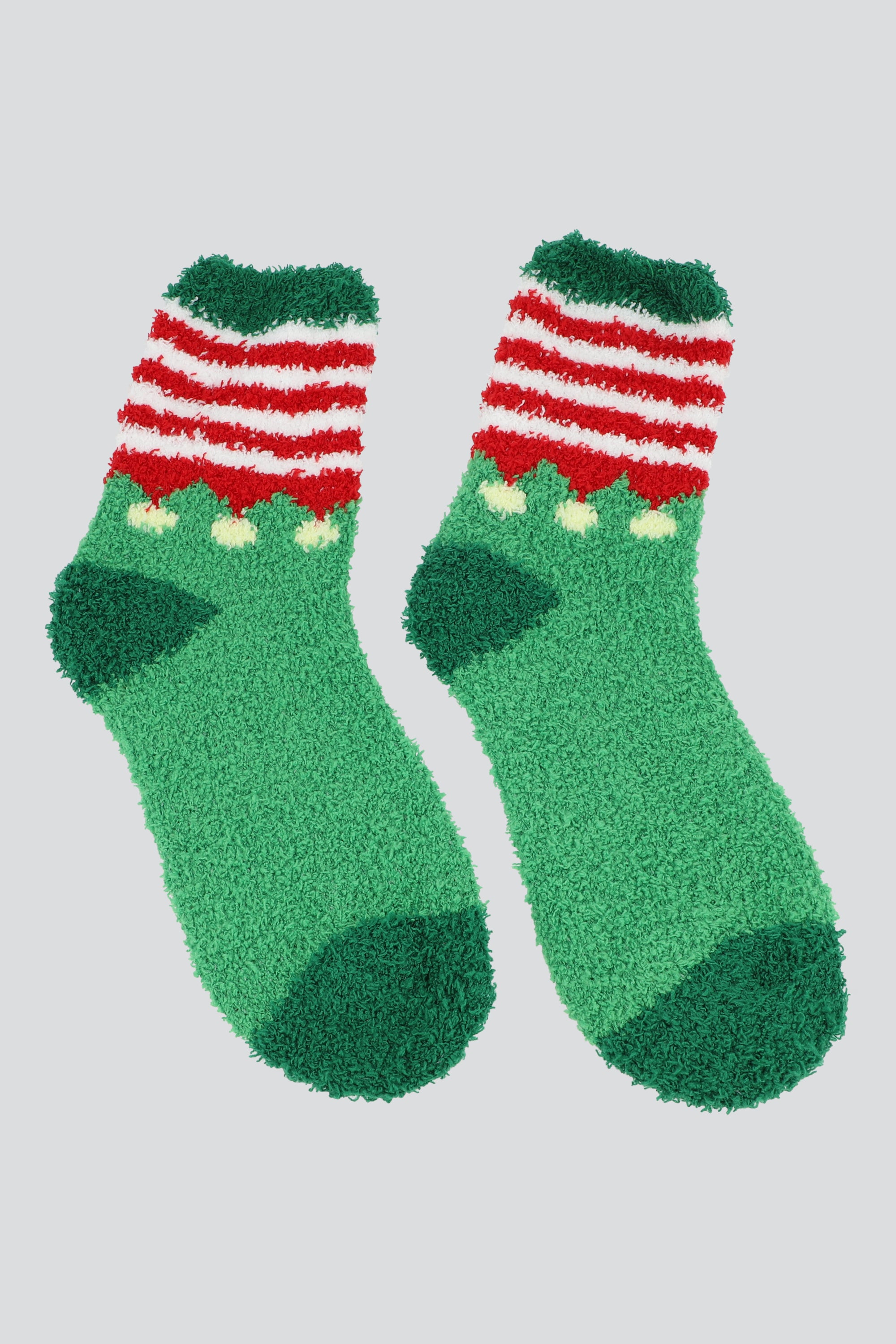 Calcetines figuras navideñas VERDE