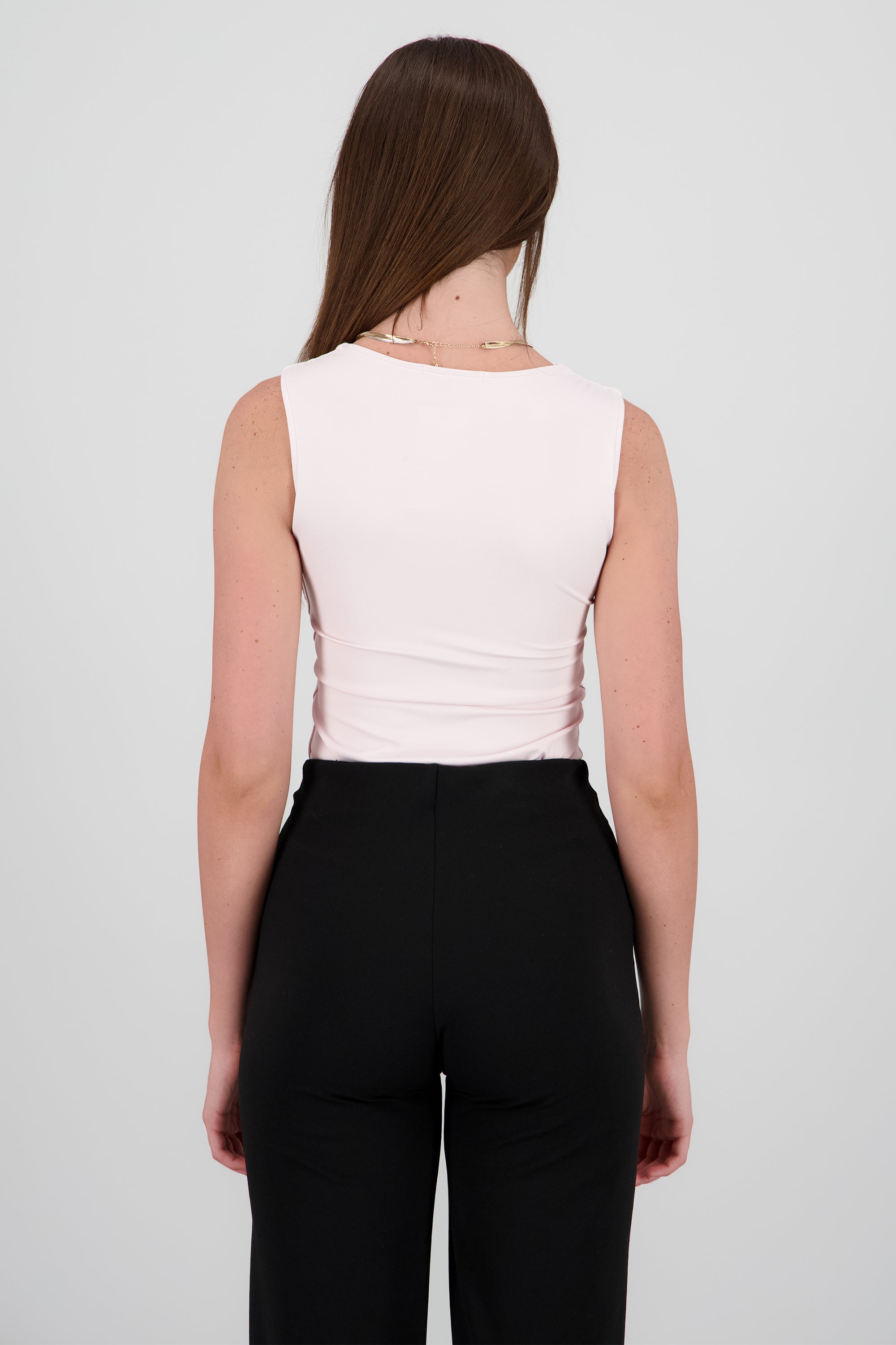 Body tirantes escote cuadrado ROSA PASTEL