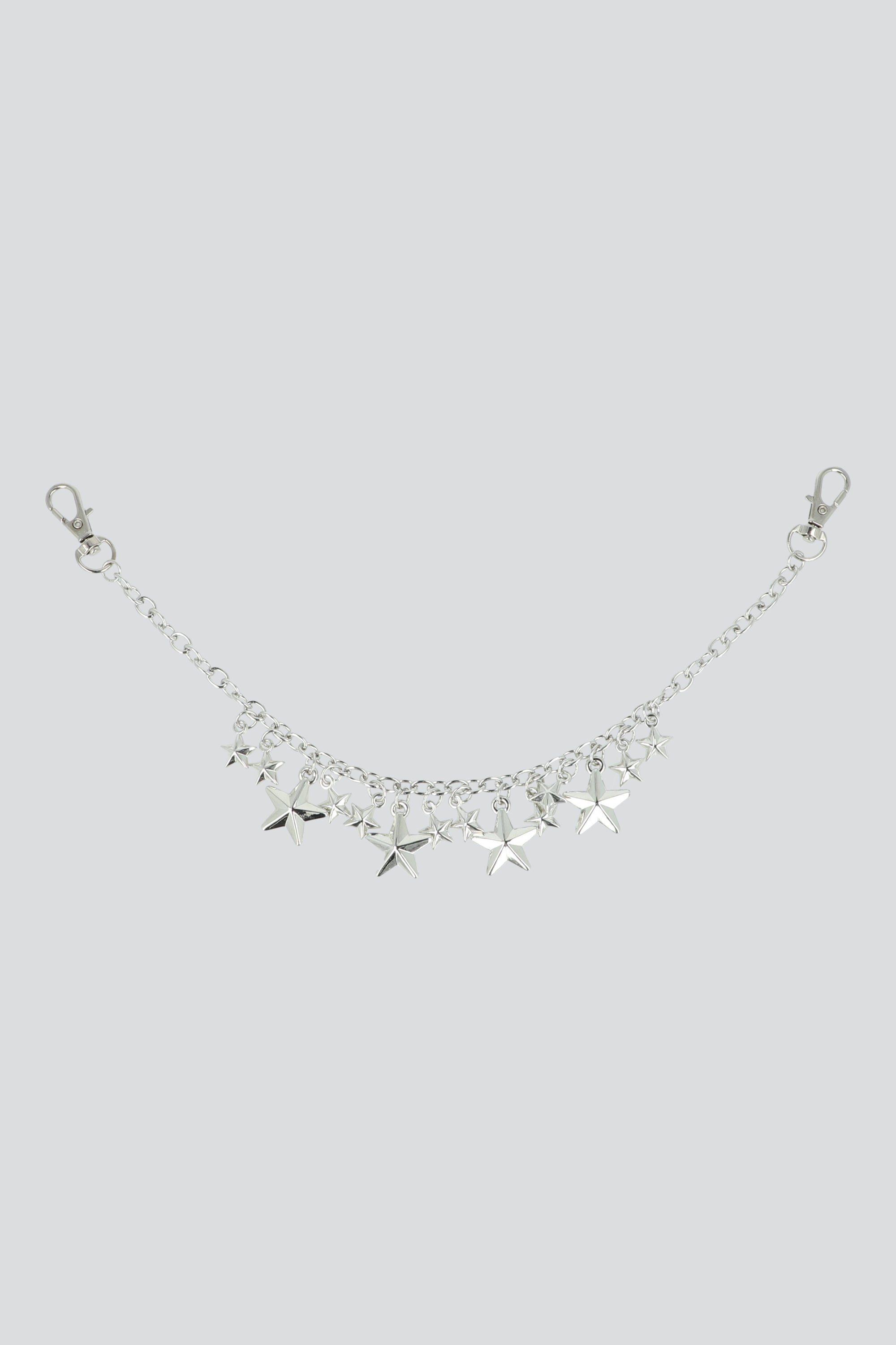 Cadena charm estrellas PLATA