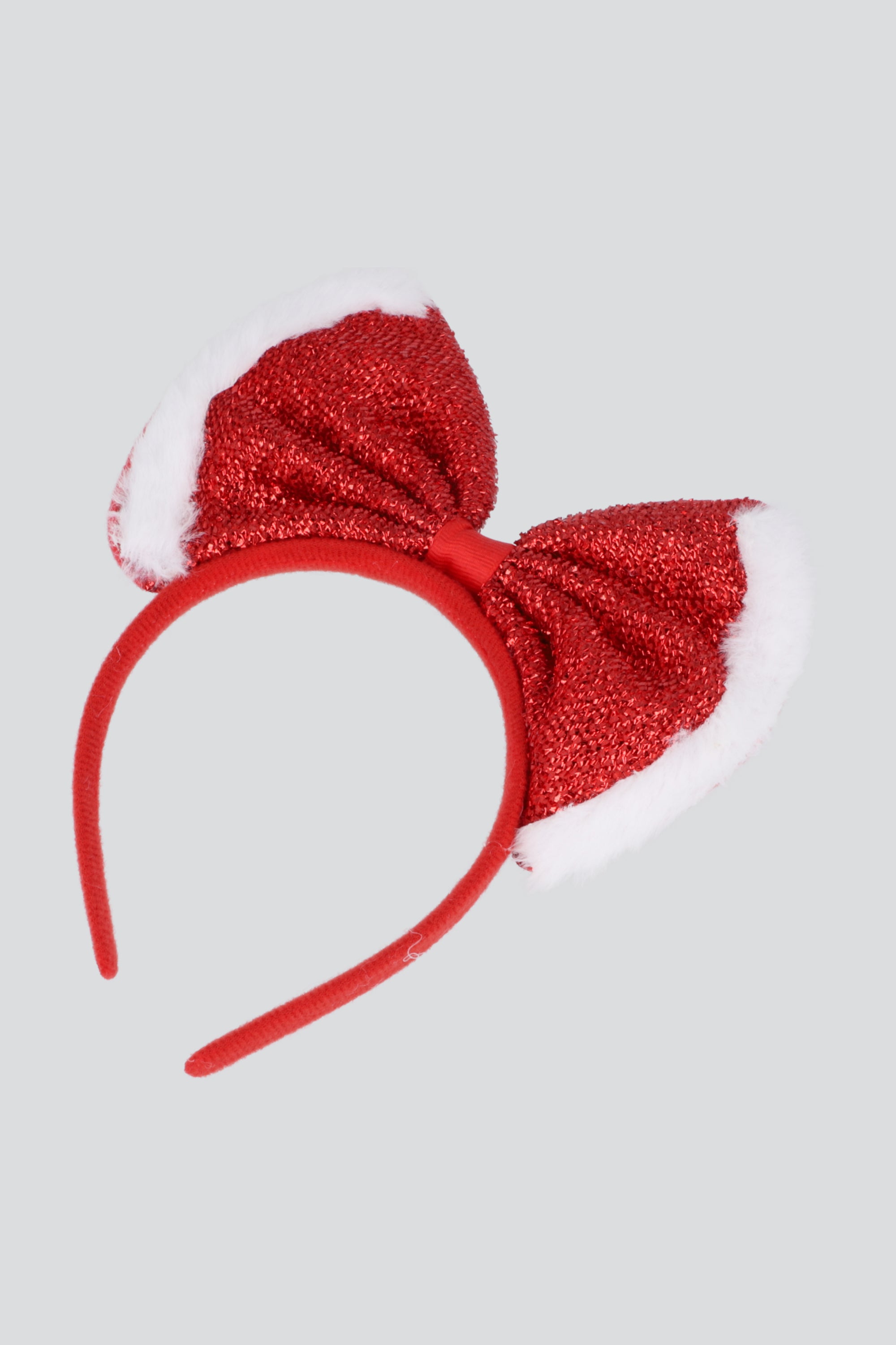 Diadema moño navidad ROJO